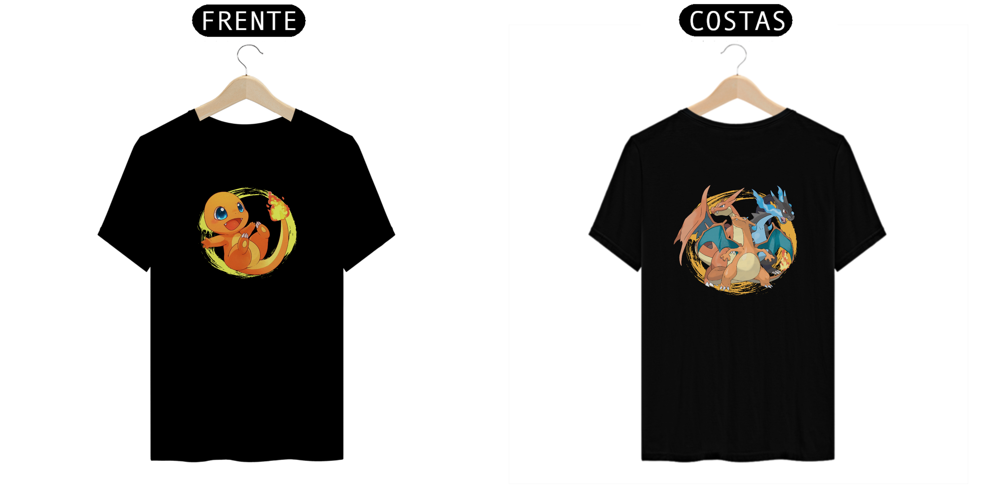 Camiseta Charizard - Pokemon edition - Unissex