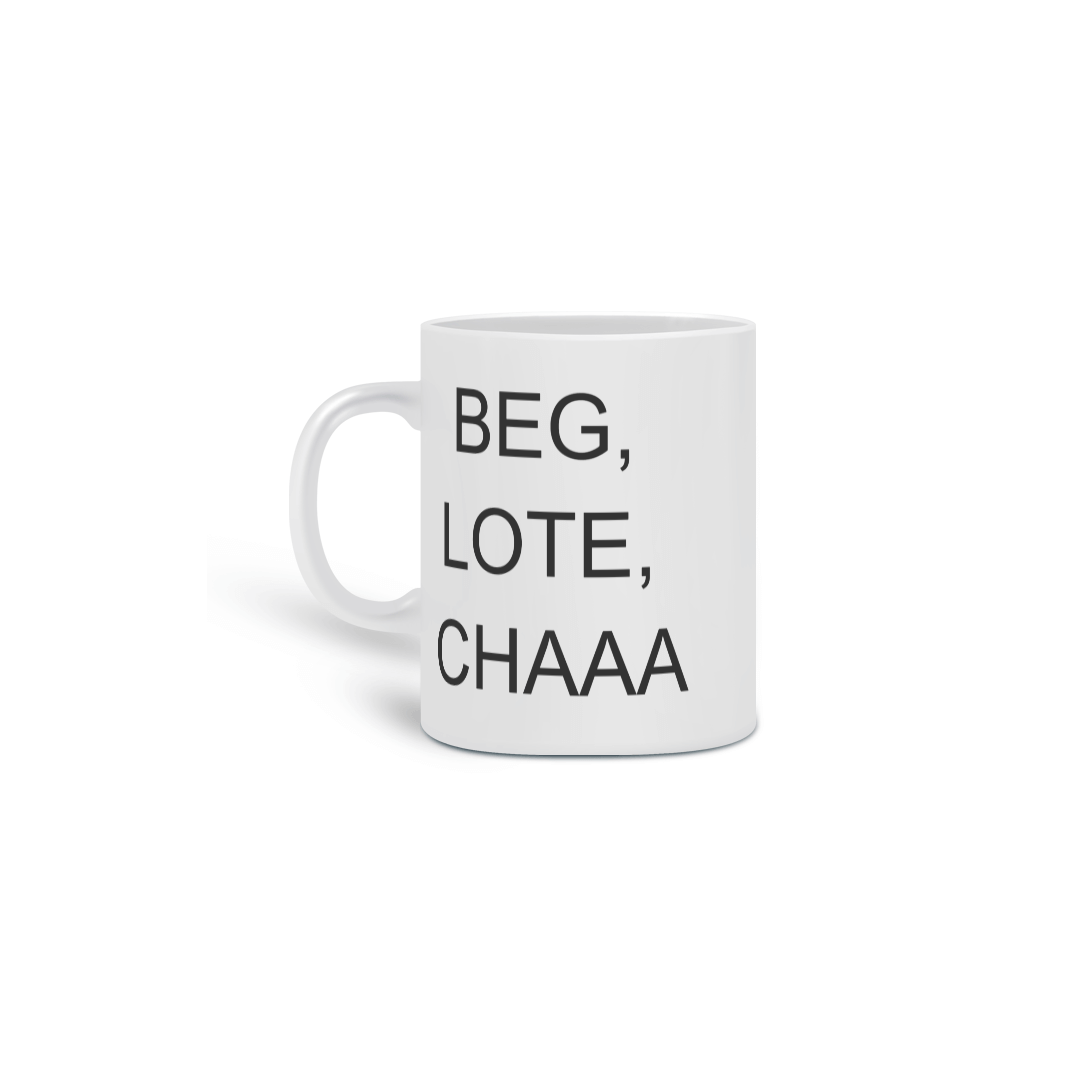 Caneca BEG, LOTE, CHAAA