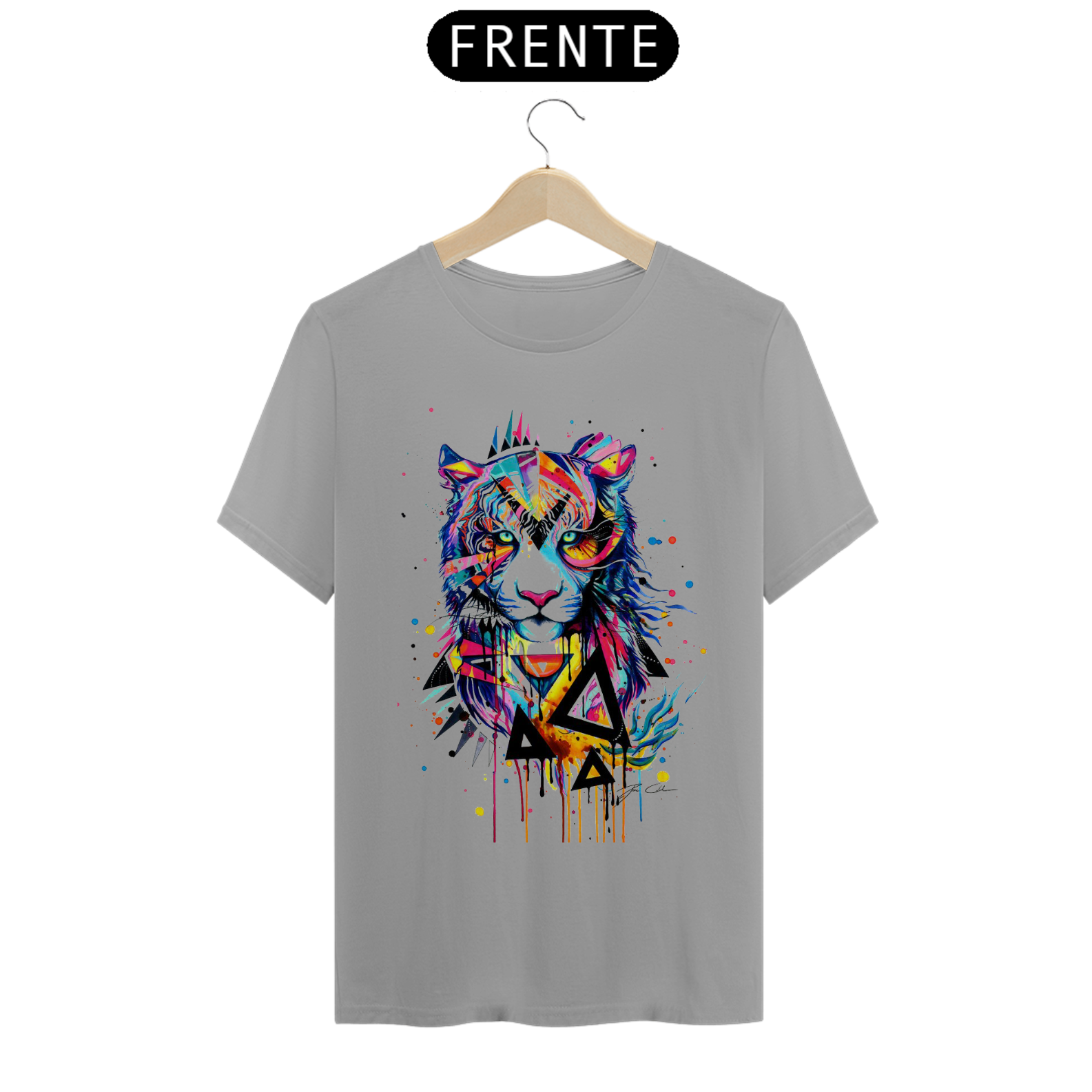 Tigre Abstrato T-Shirt