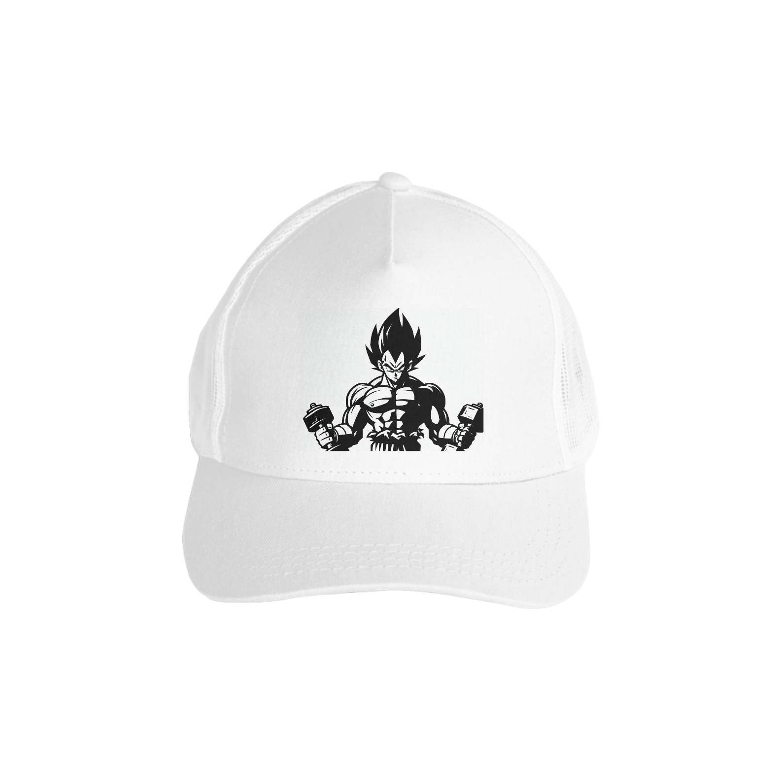 Boné Branco Vegeta gym