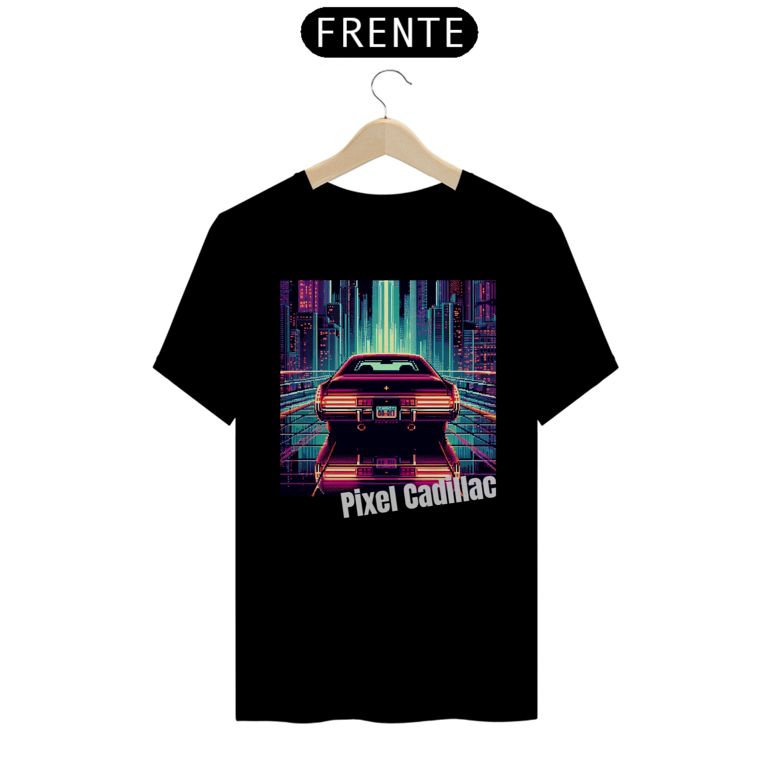 T-shirt-prime- Pixel Cadillac