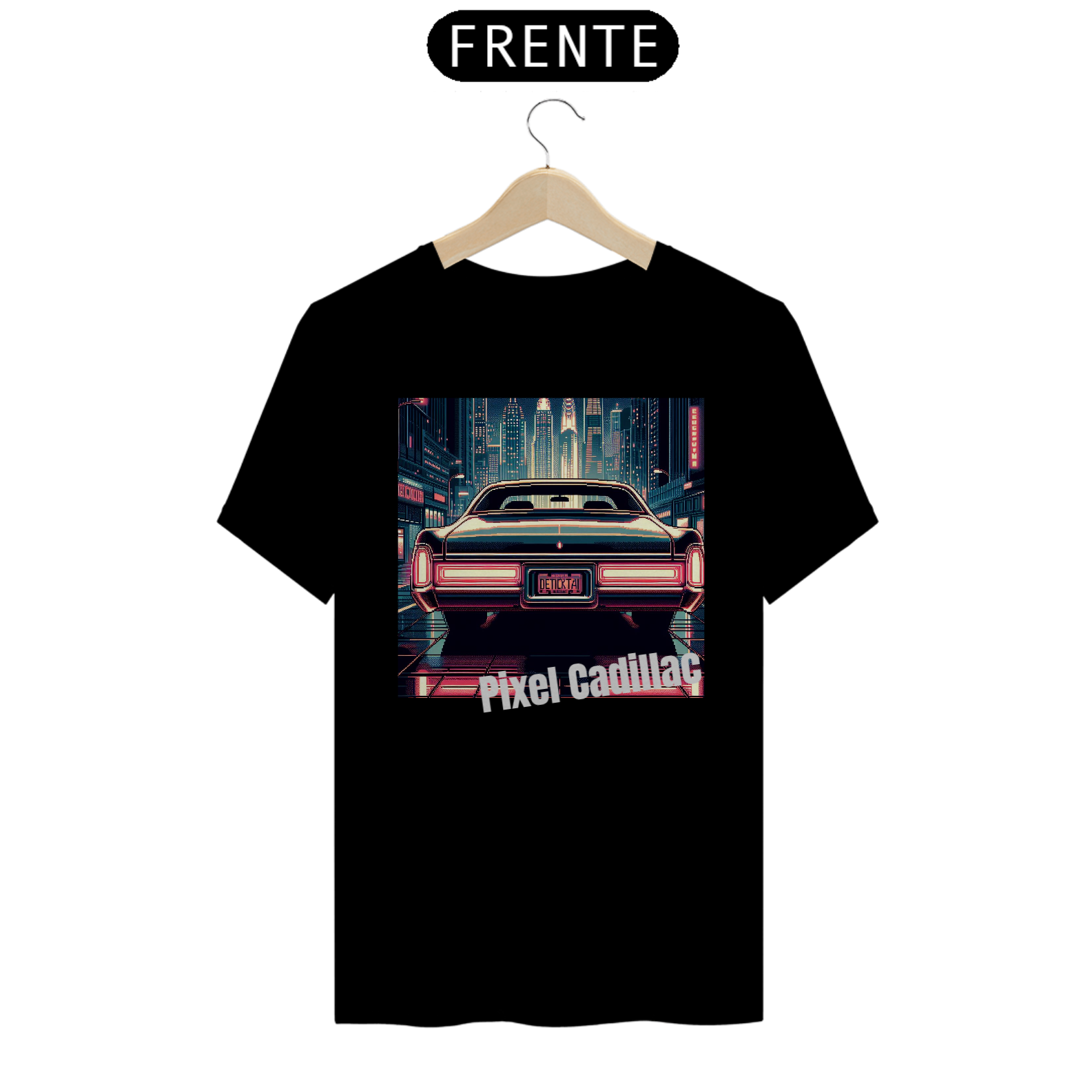 T-shirt-prime- Pixel Cadillac