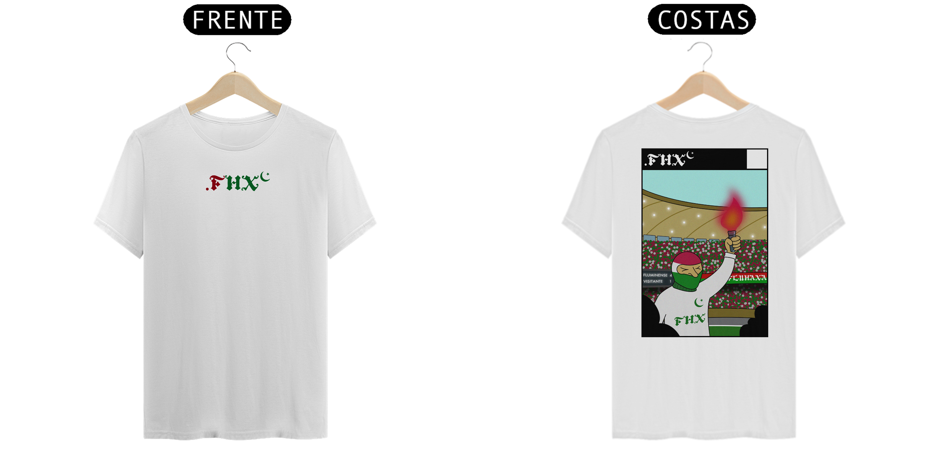 T-SHIRT FLUHAXA NO PYRO NO PARTY