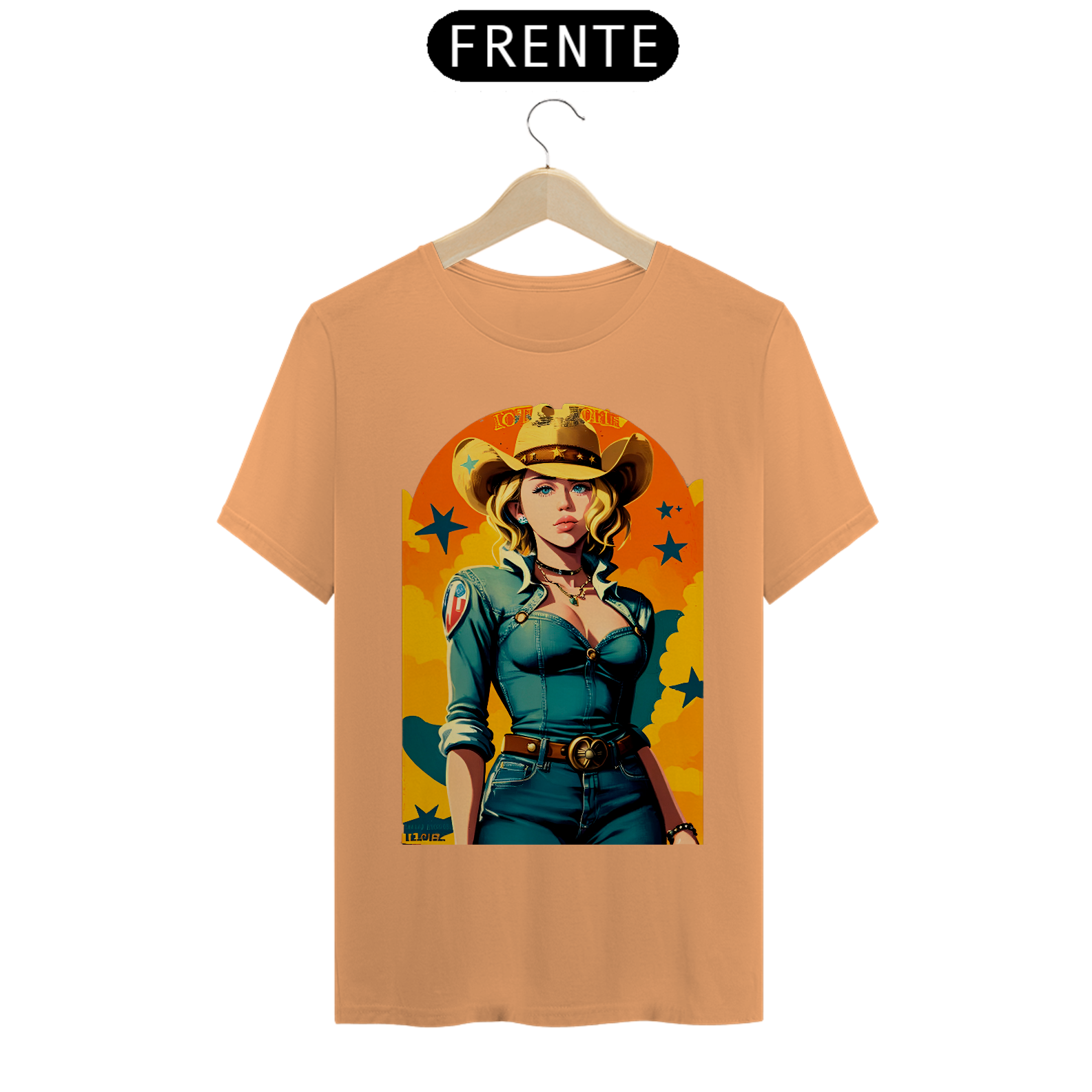 CAMISETA MILEY WESTERN ESTONADA