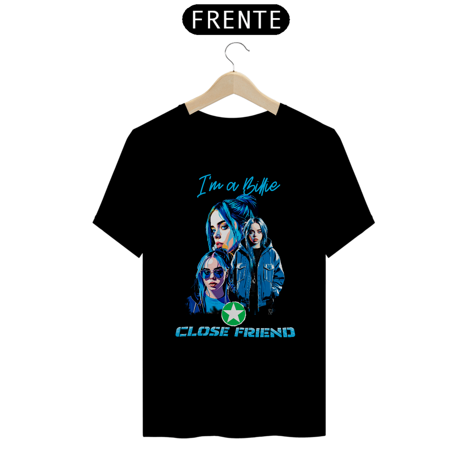 CAMISA I'M BILLIE CLOSE FRIEND 