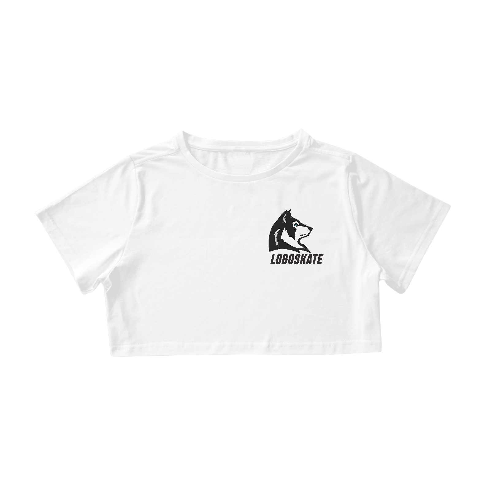 Cropped Feminino loboskate - Branco