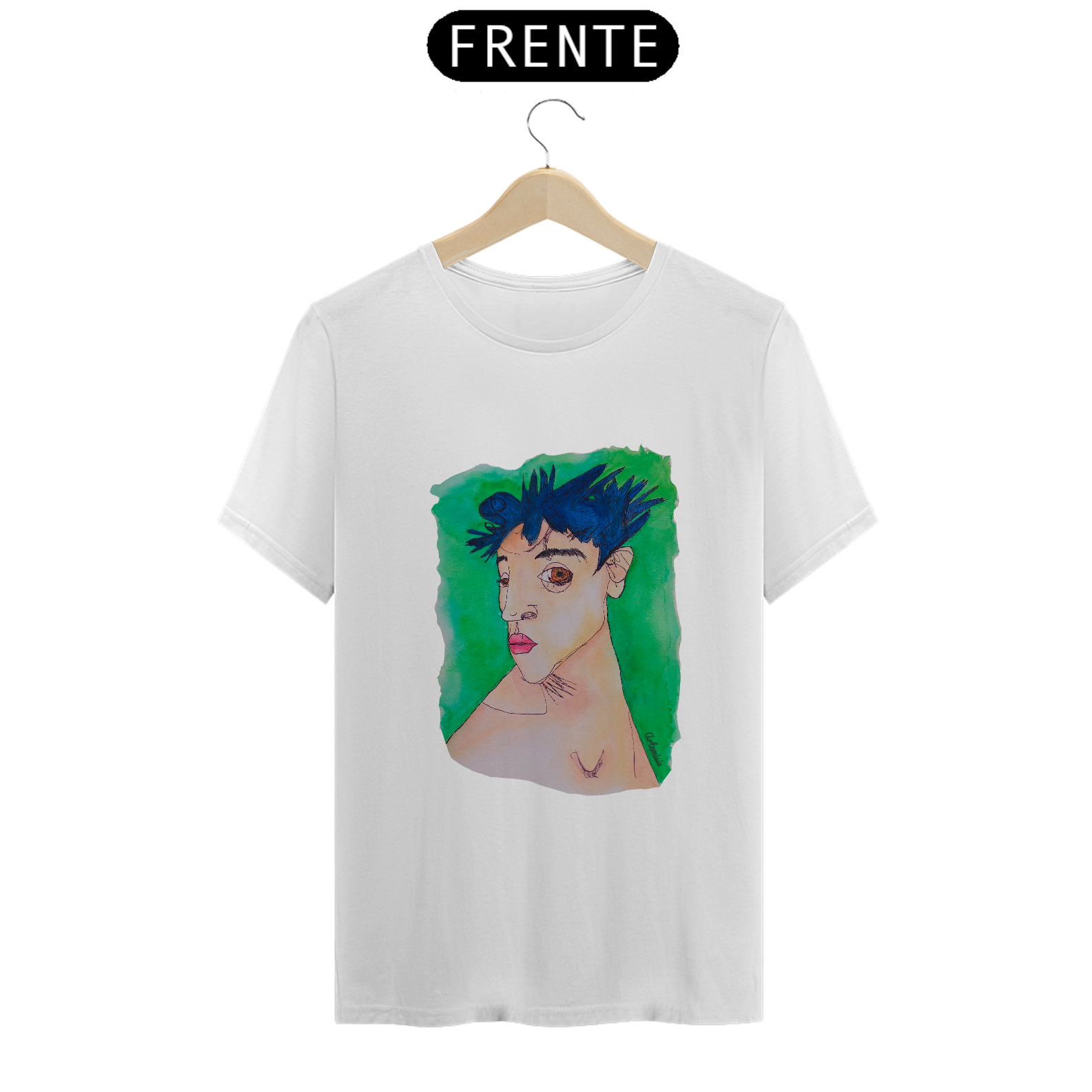 Camiseta Autorretrato de Egon Schiele 1