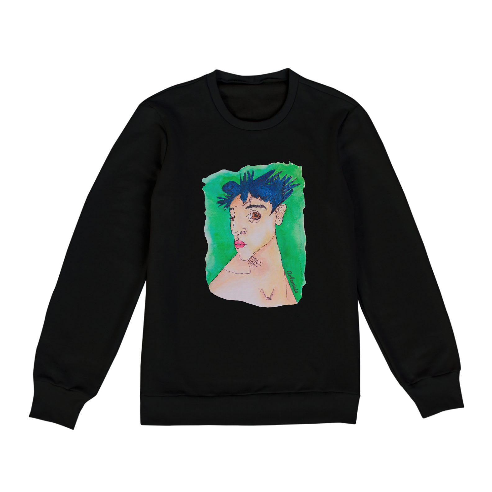 Moletom Fechado Autorretrato de Egon Schiele 1