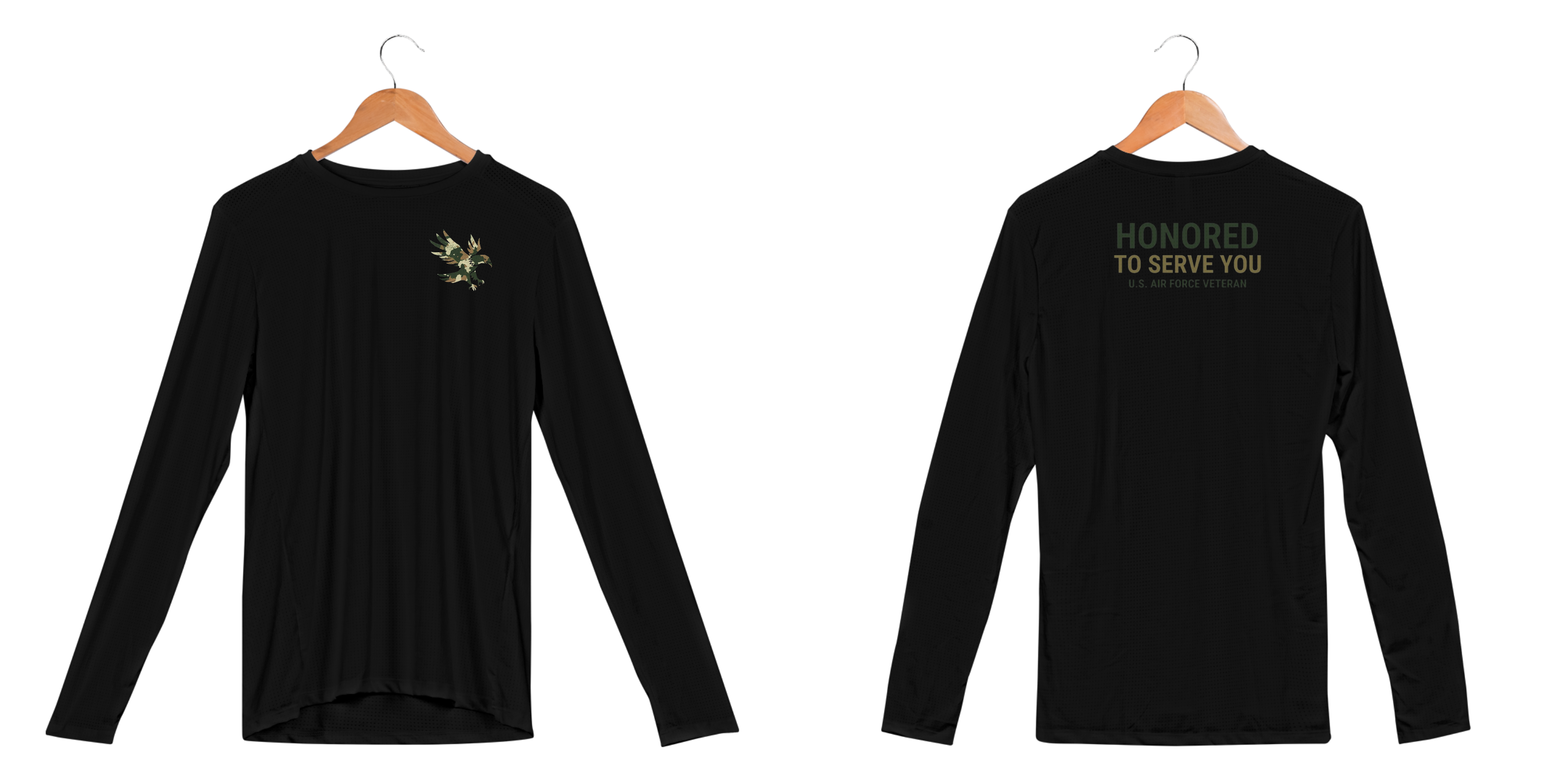 Camisa Manga longa - Gavião camuflado