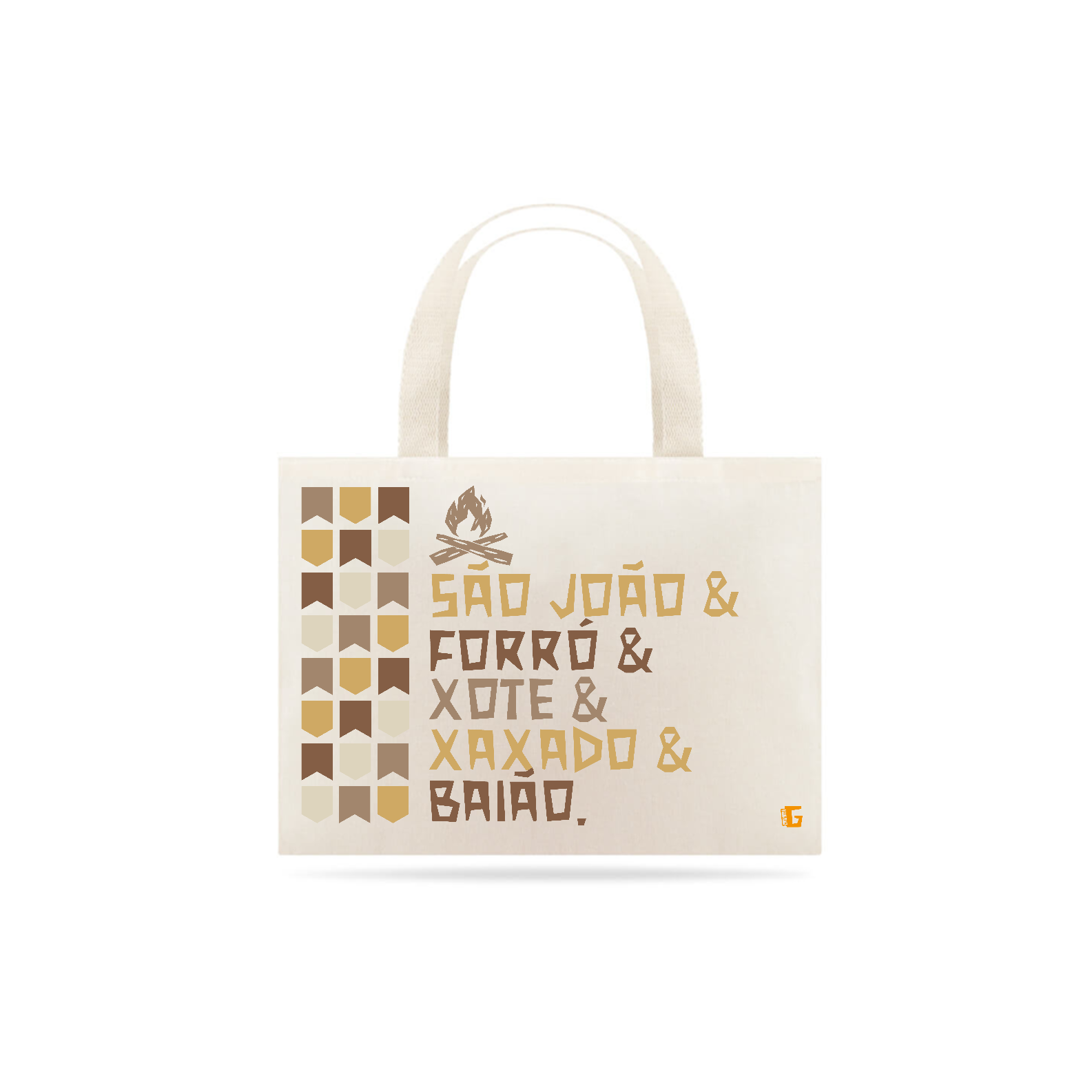 Ecobag São João & Forró - Bandeirinhas