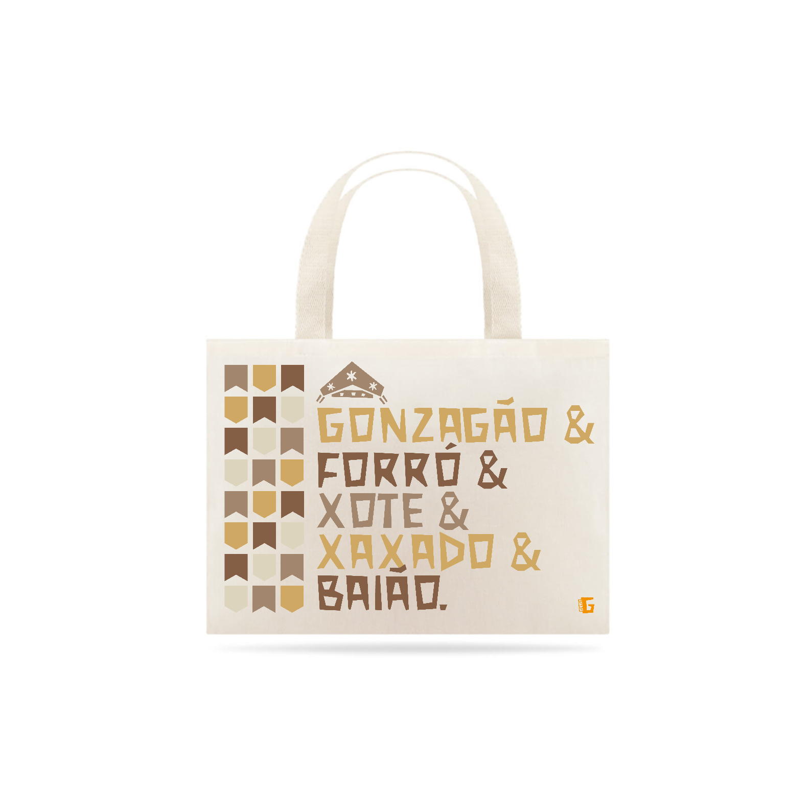 Ecobag Gonzagão & Forró - Bandeirinhas