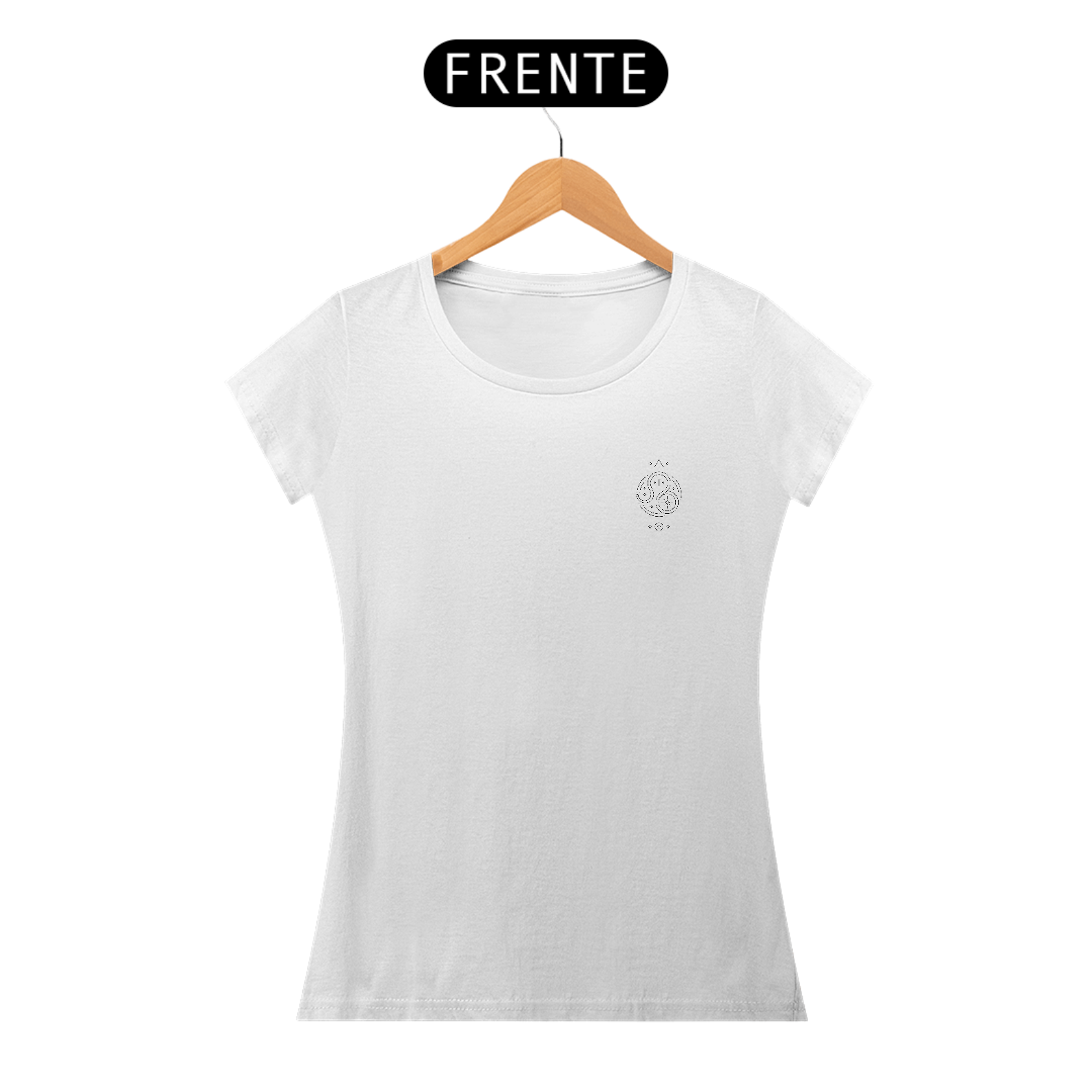 Baby Long Branca Mandala Leão