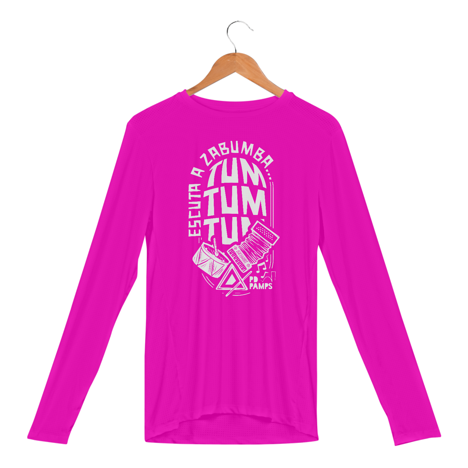 Escuta a Zabumba - Manga Longa - Sport Dry UV