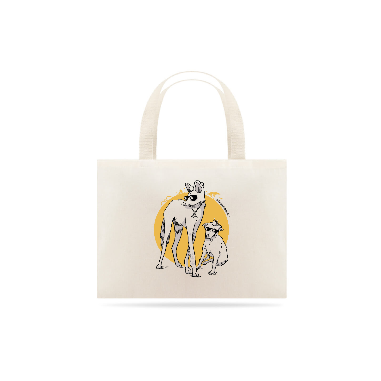 Ecobag Guará e Caramelo Vida Loka