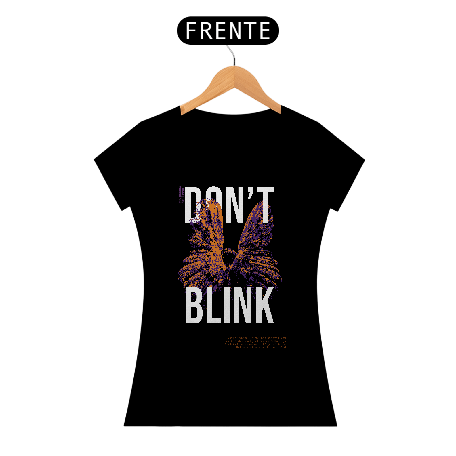 Camiseta Baby Long Dont Blink 