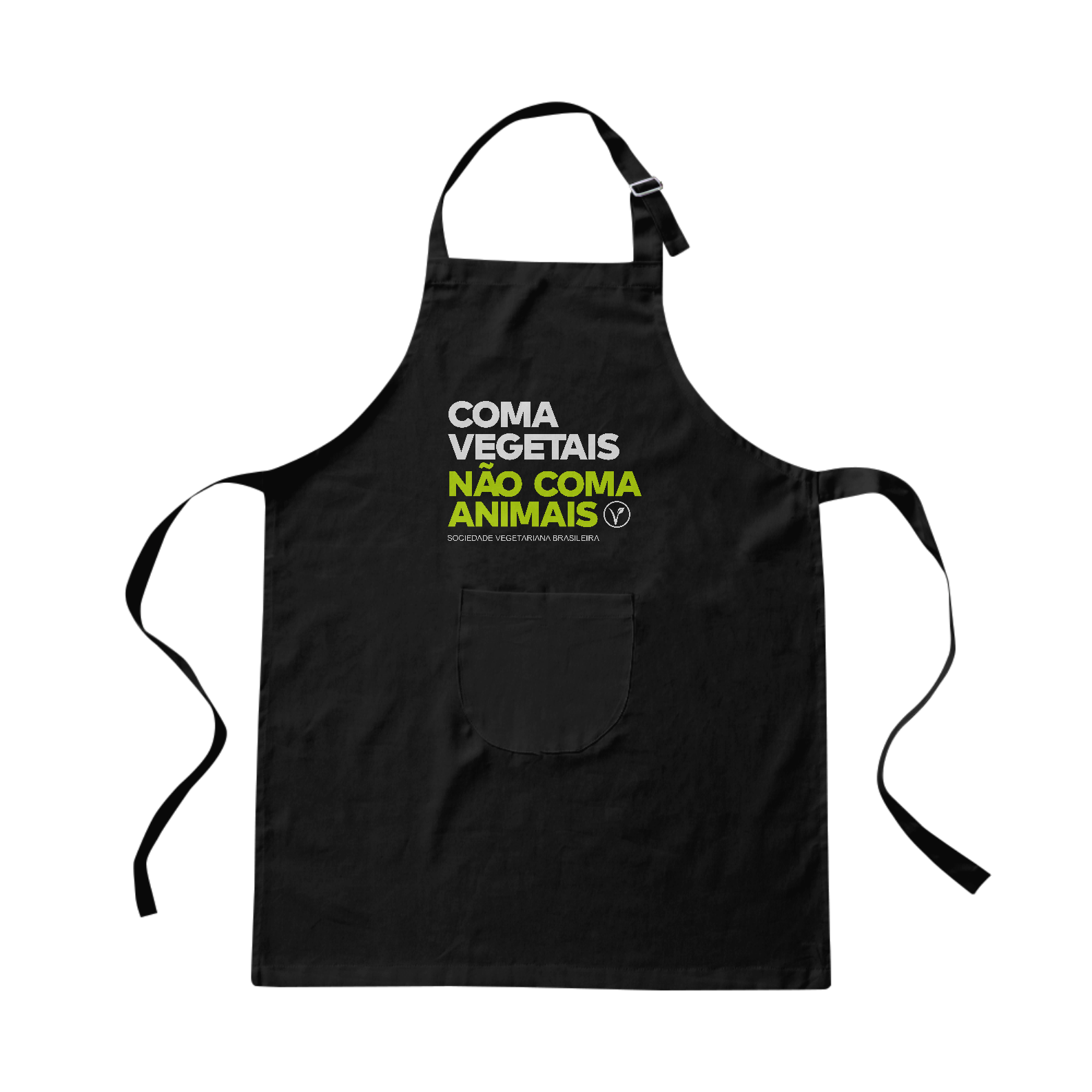 Avental Coma Vegetais Preto