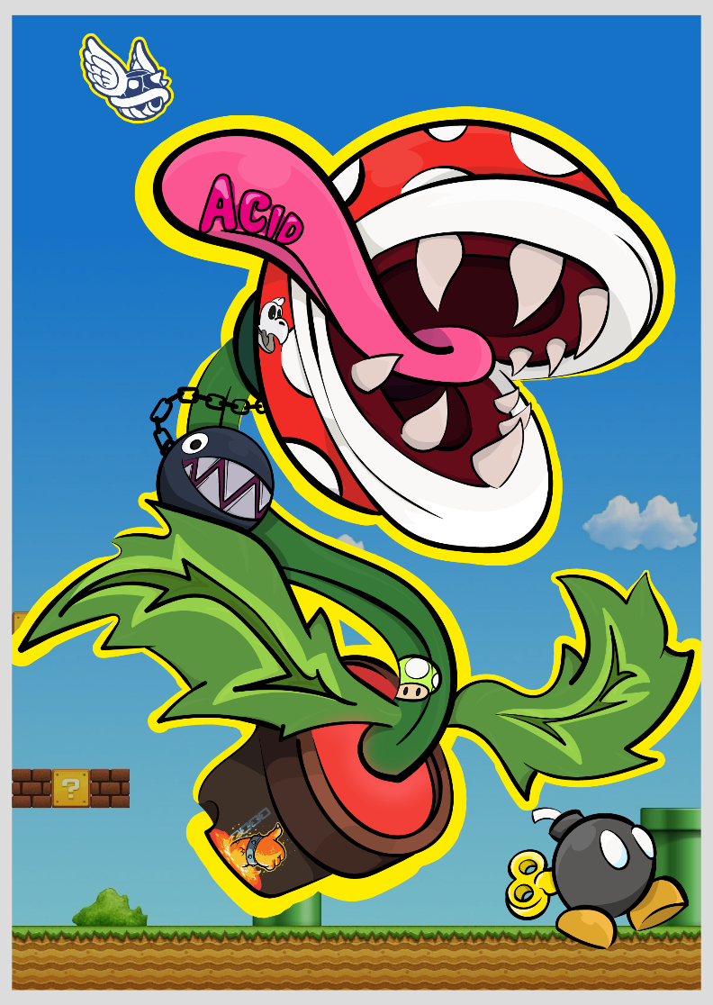 Poster Mario - uAcid