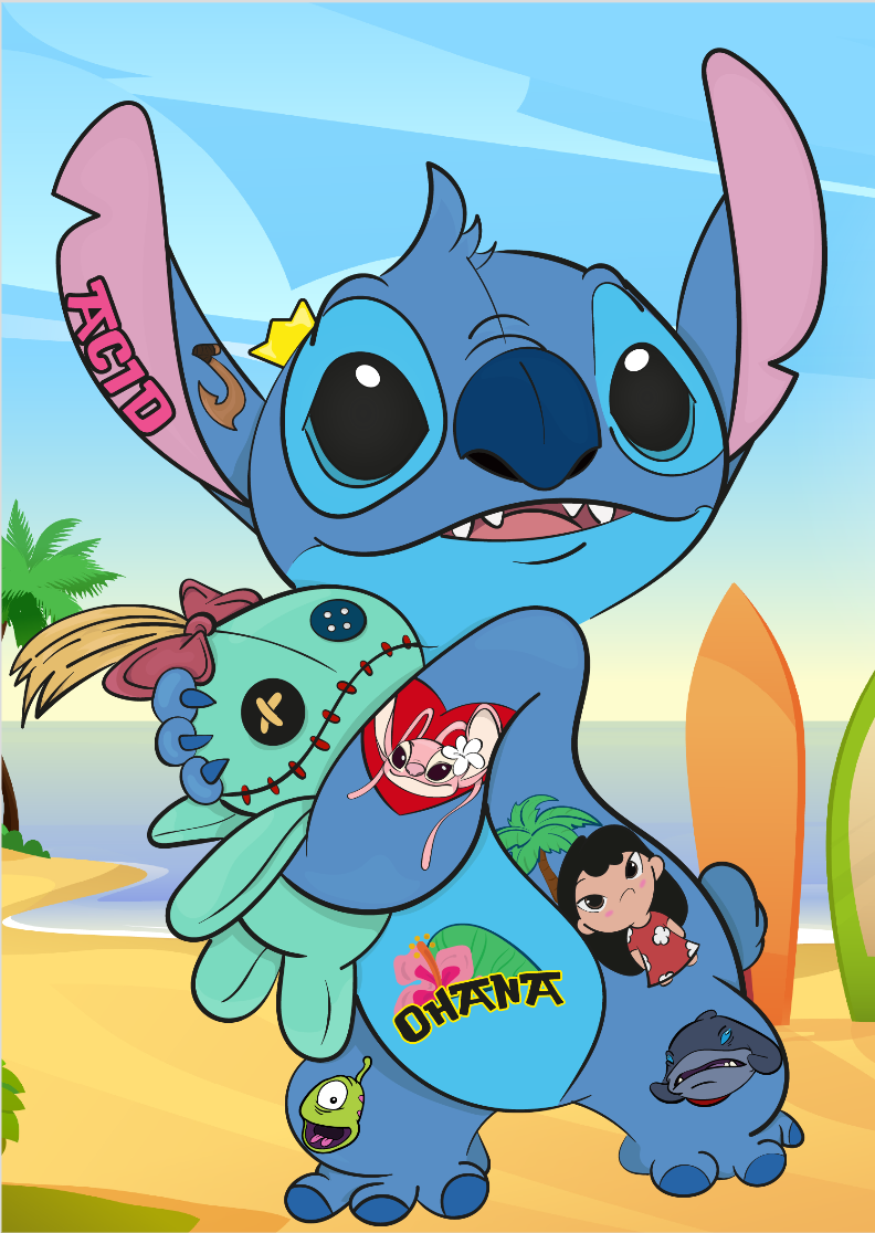 Poster Stitch - uAcid