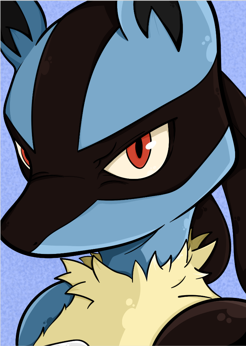 POKEMON LUCARIO - POSTER UACID