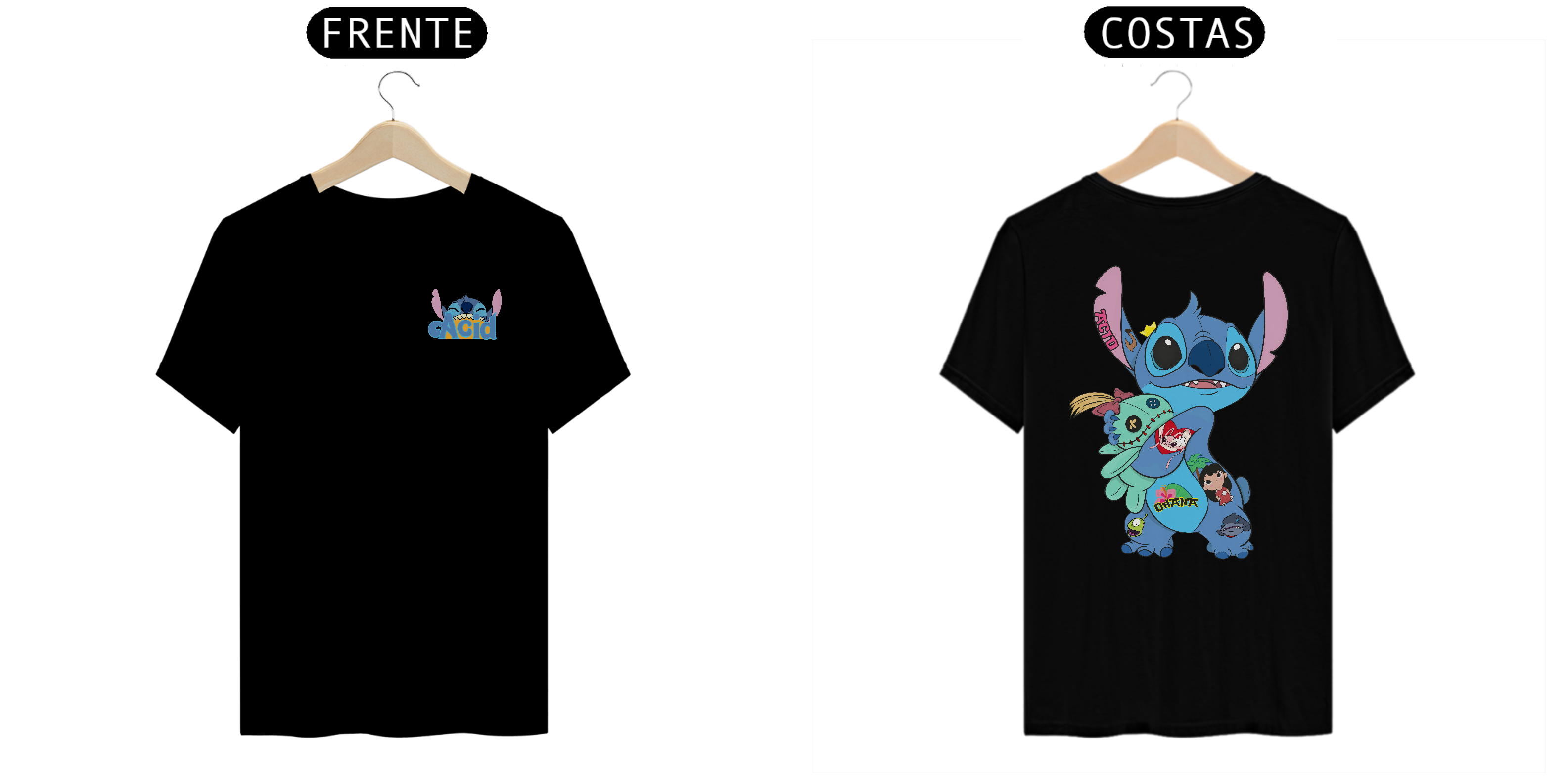 Stitch - Frente e Costas