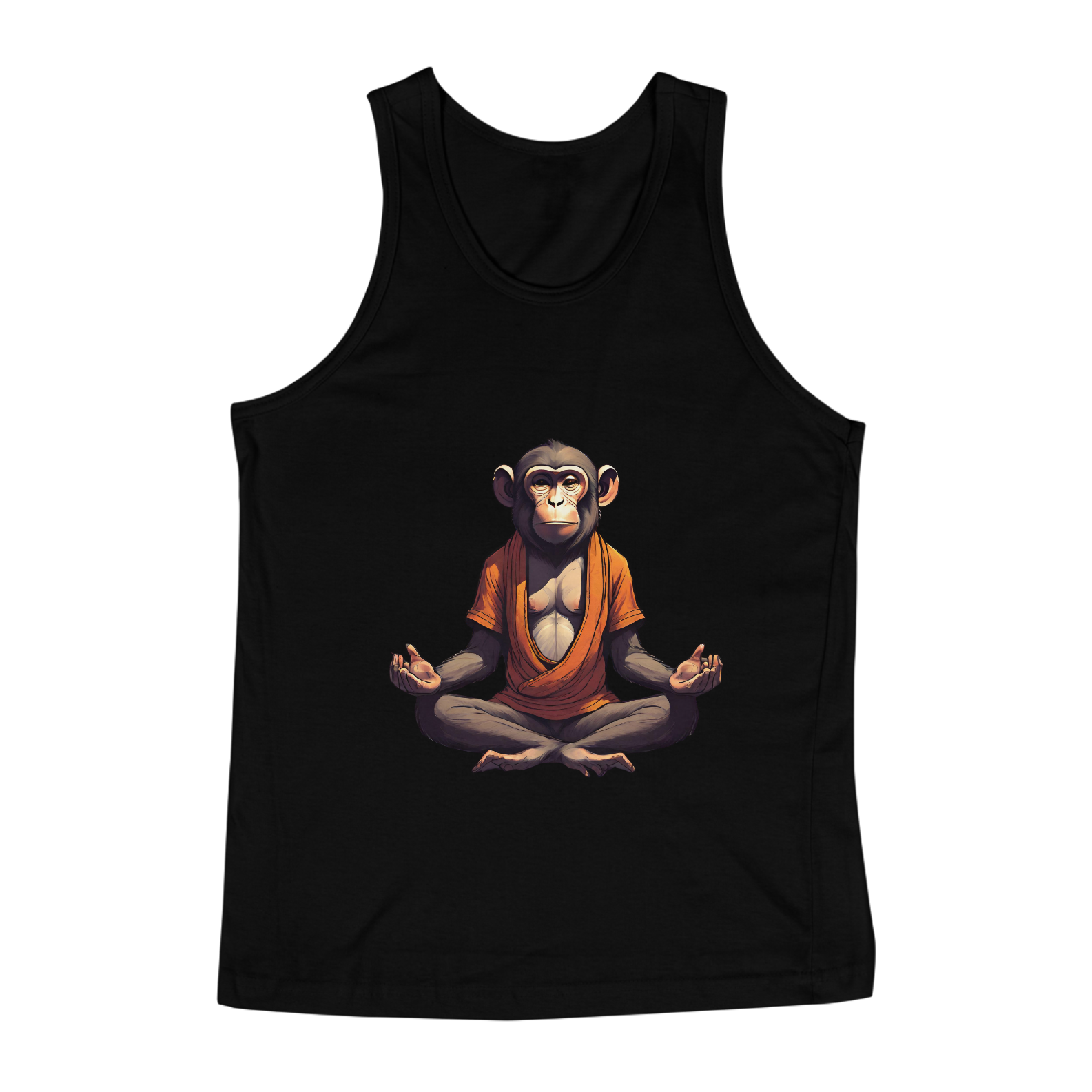 macaco meditando 