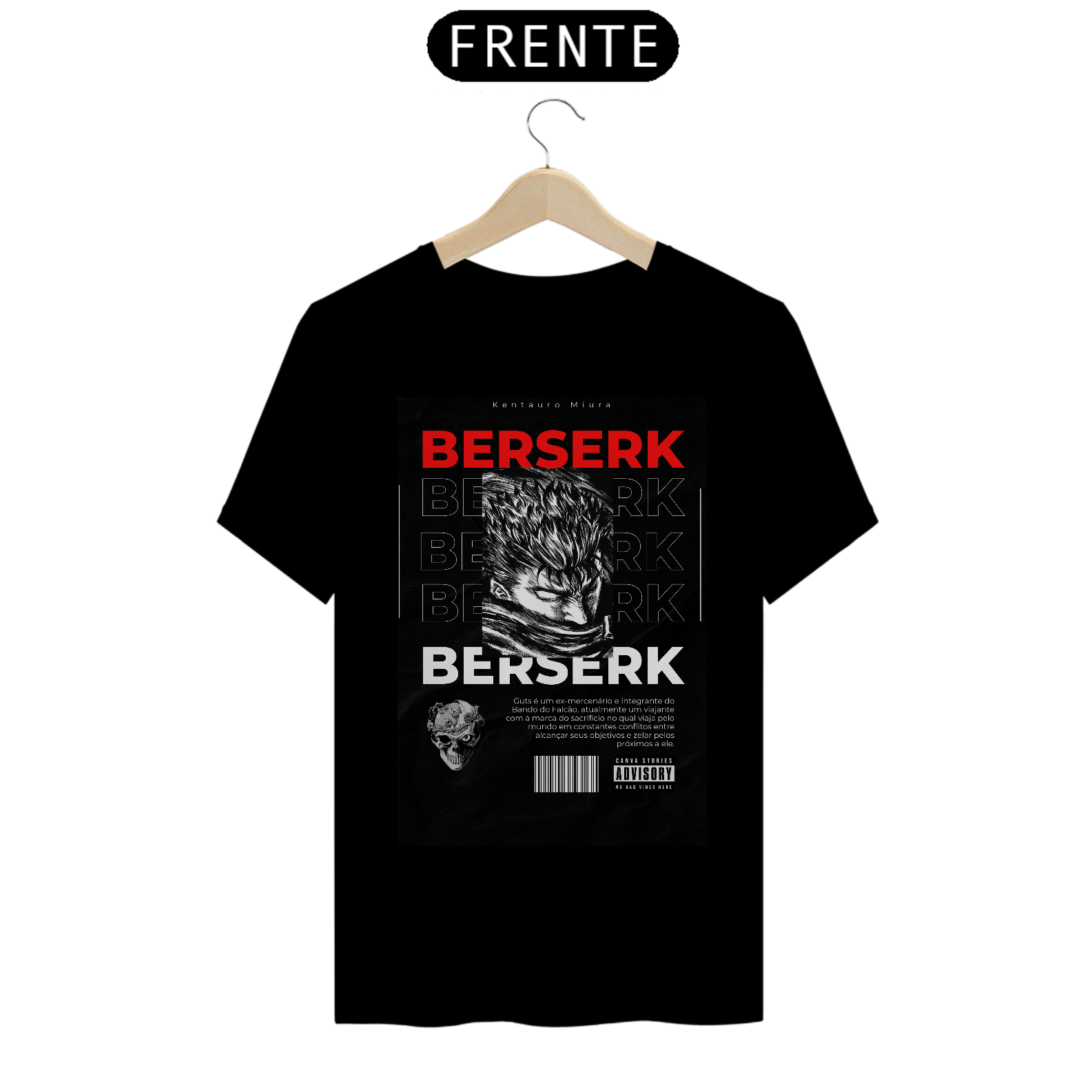 Camiseta Berserk Guts Rage