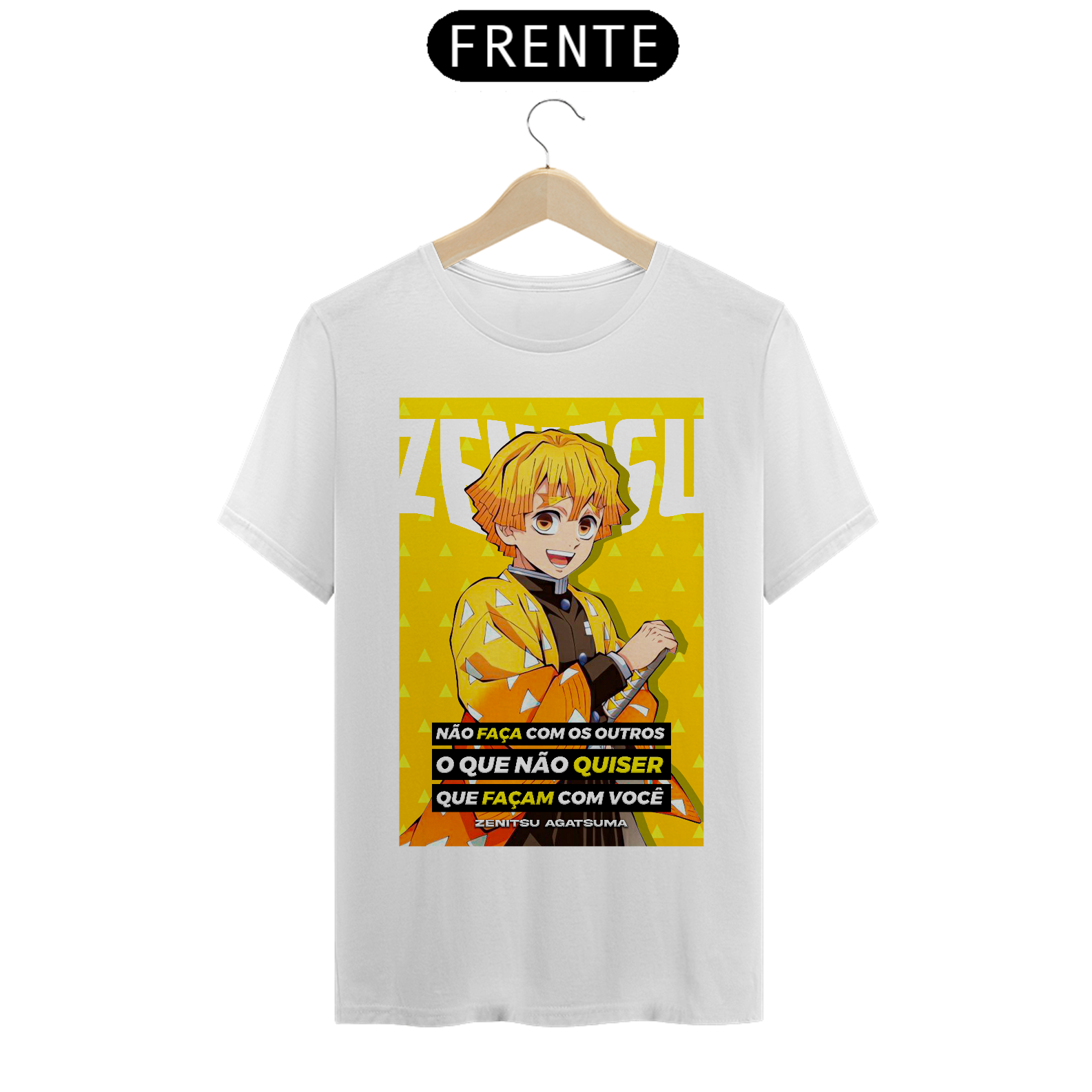 CAMISA DO ZENITSU - T-SHIRT CLASSIC