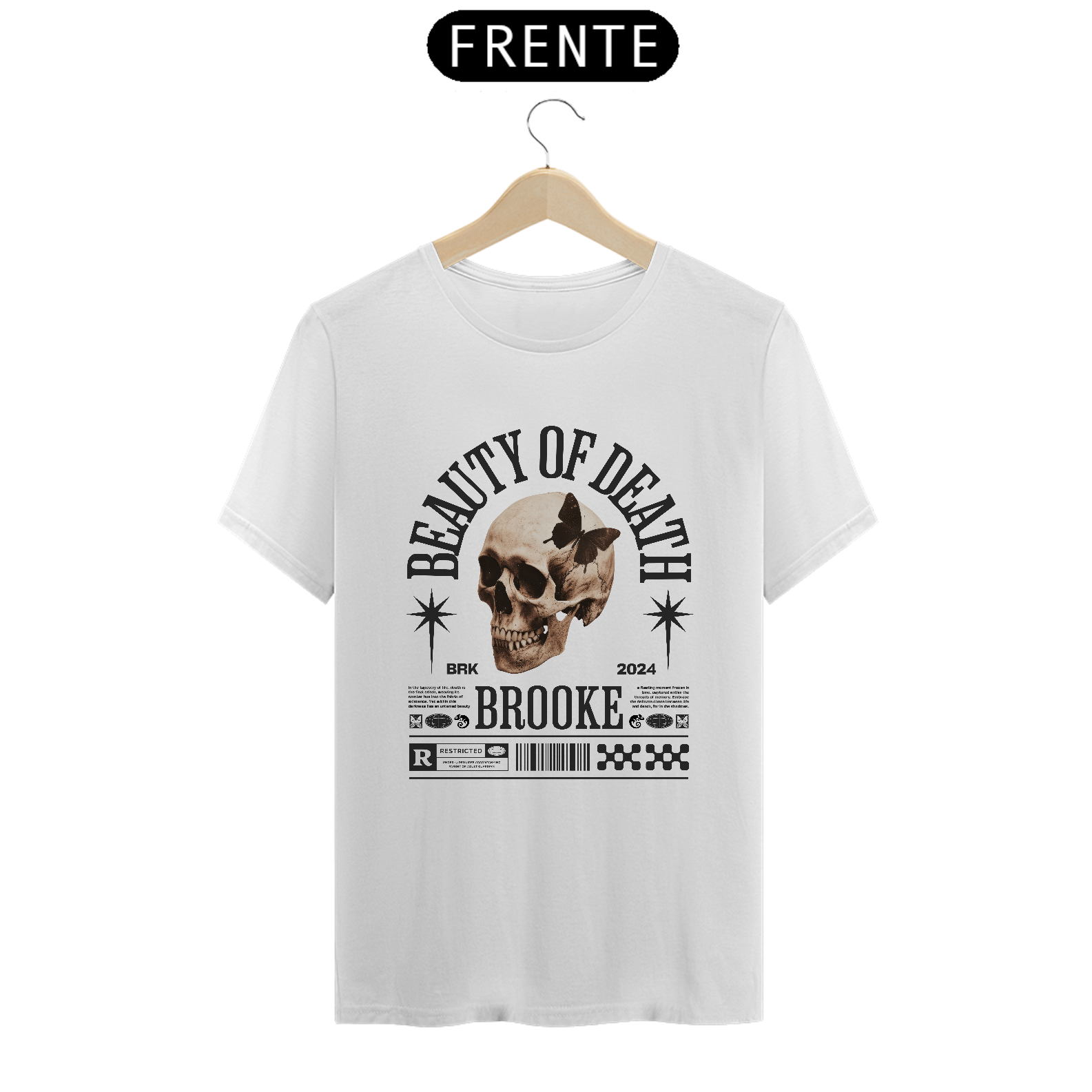 Camiseta Prime Brooke Skull Collection 