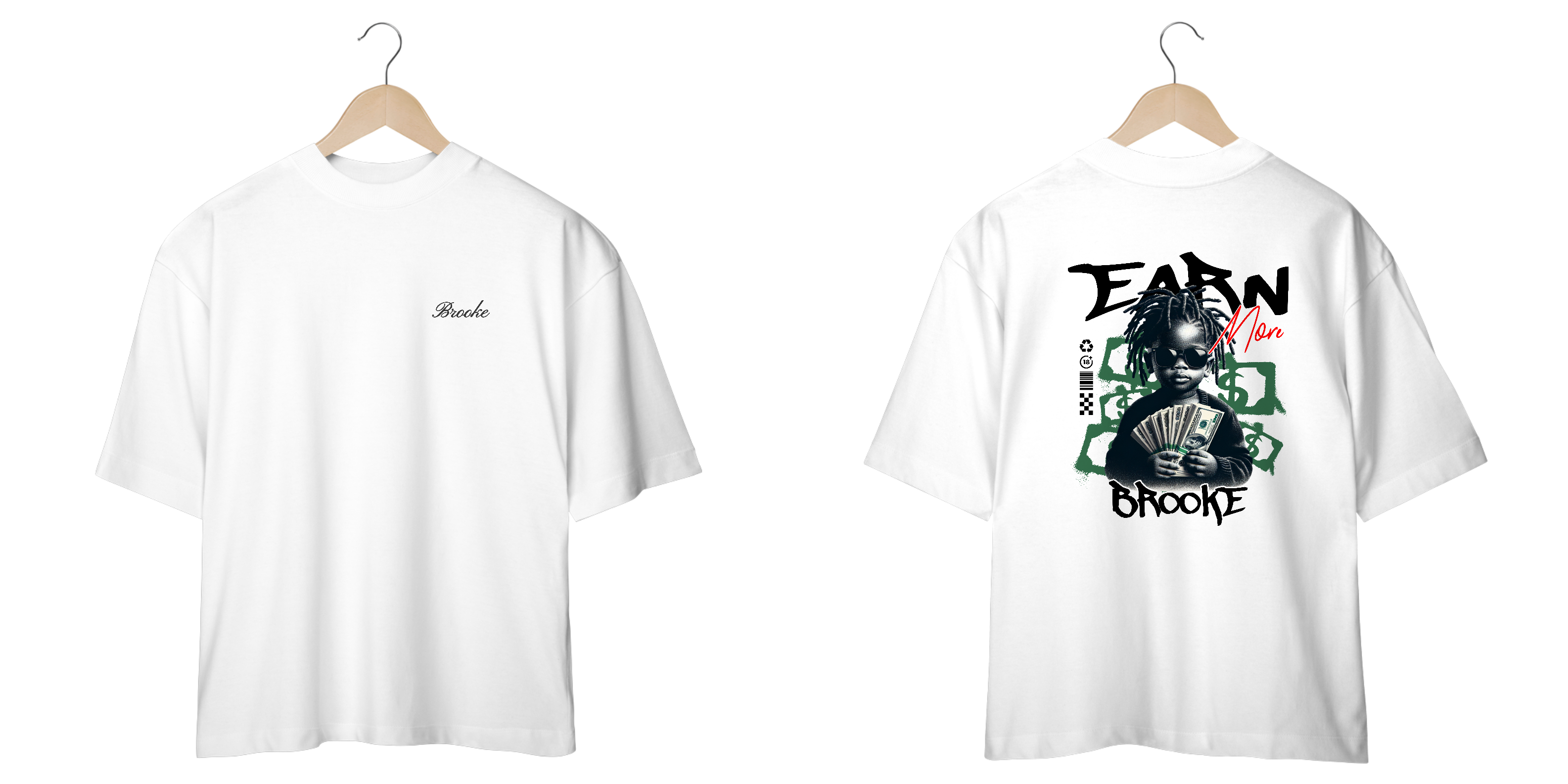 Camiseta Oversized Brooke Money