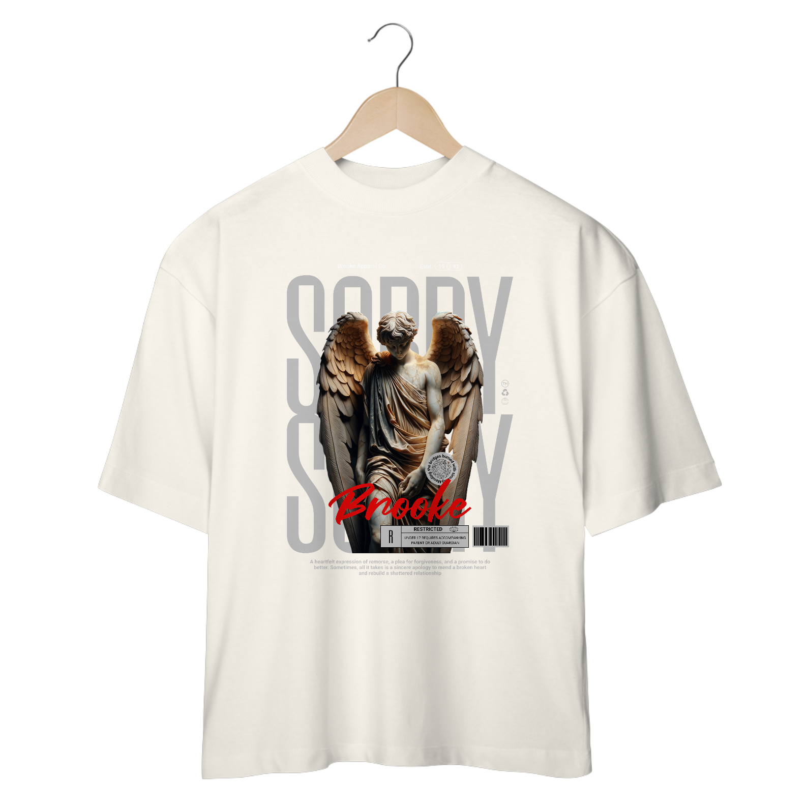 Camiseta Brooke Oversized Sorry