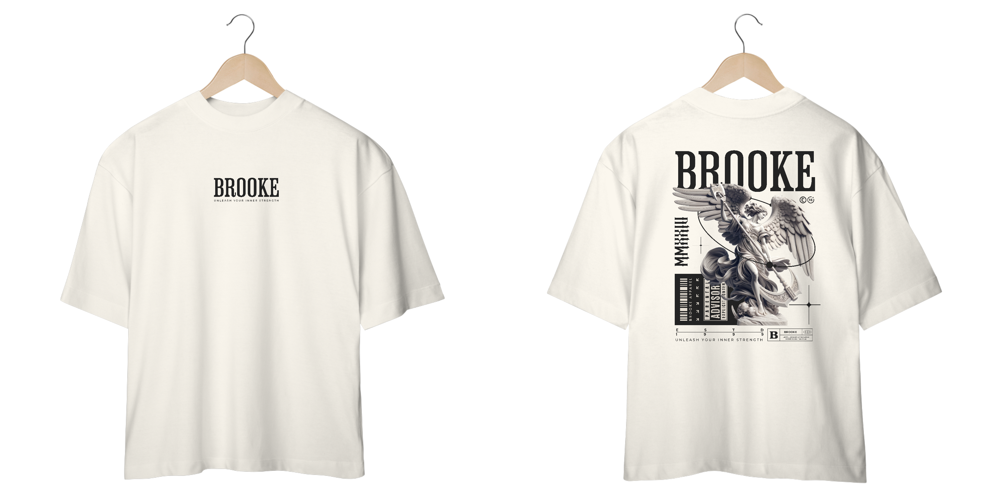 Camiseta Brooke Oversized Angelic Justice Streetwear 