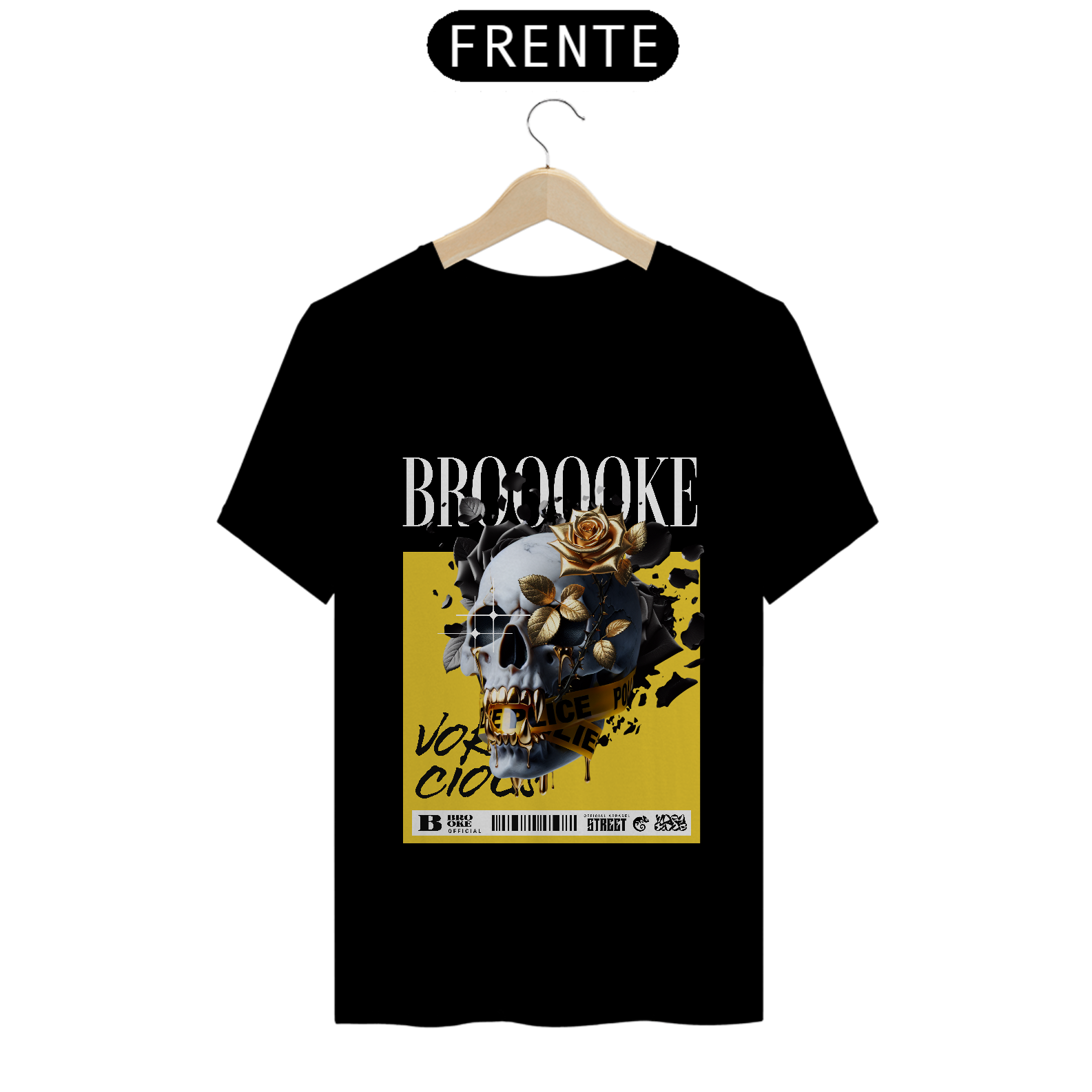 Camiseta Prime Brooke Skull Collection Masculina