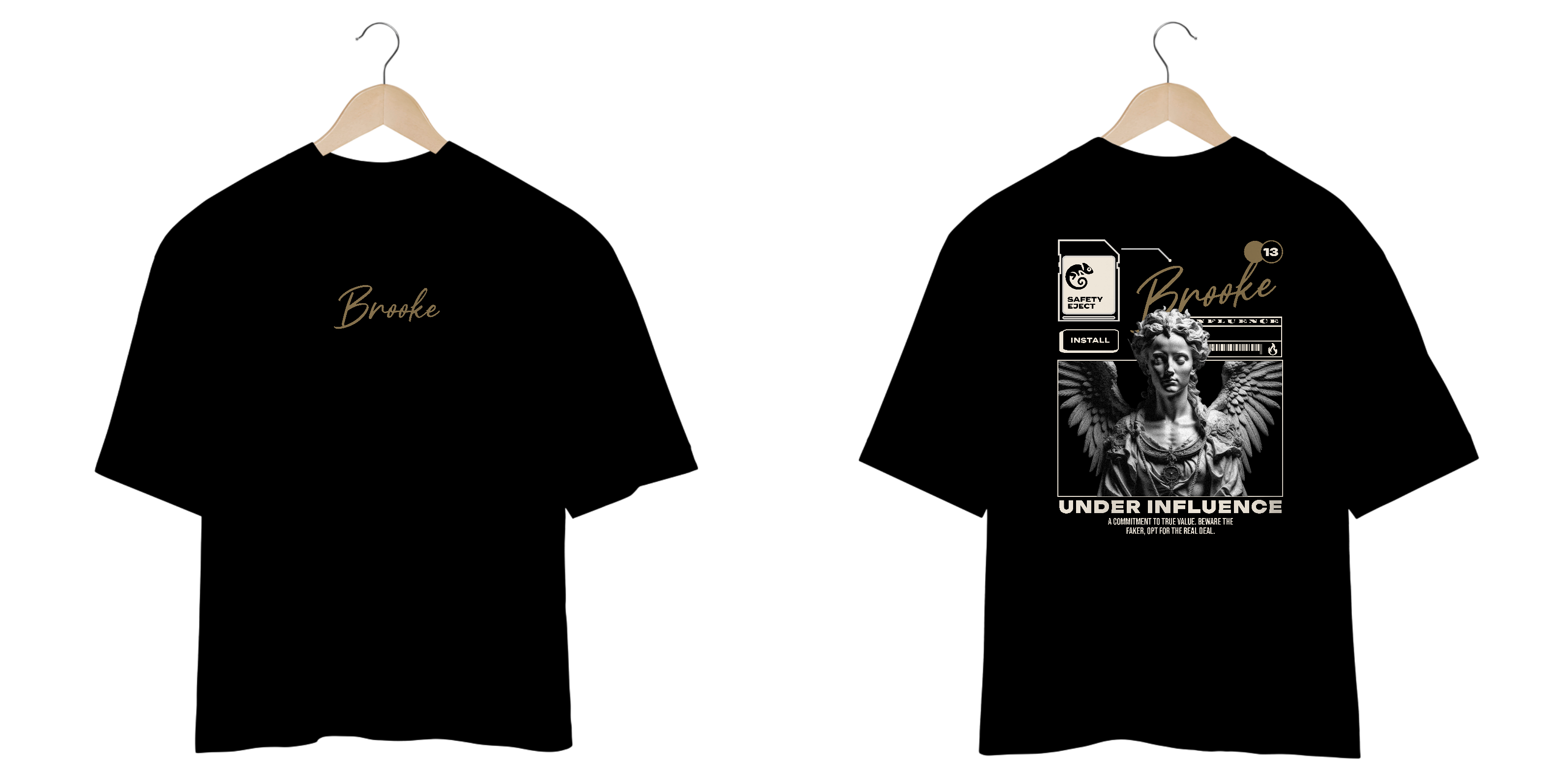 Camiseta Oversized Prime Brooke Sculptural Collection