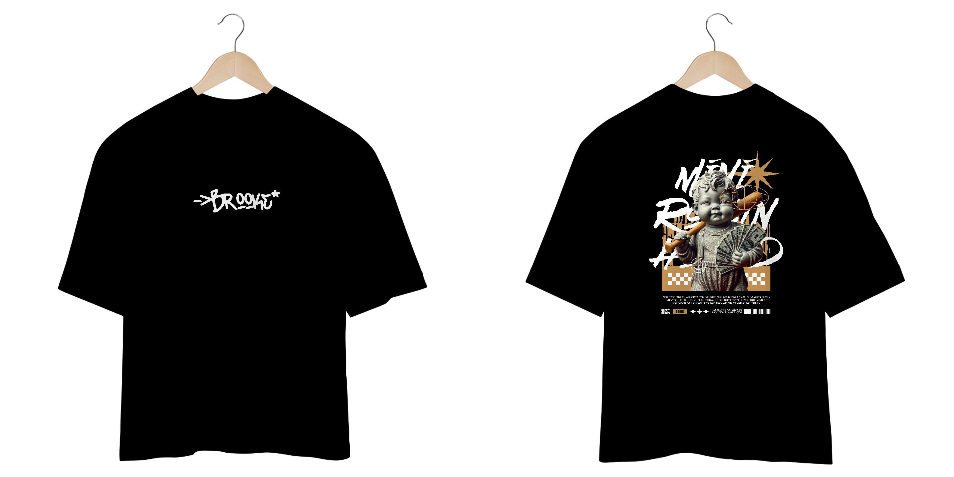 Camiseta Oversized Prime Brooke Sculptural Collection