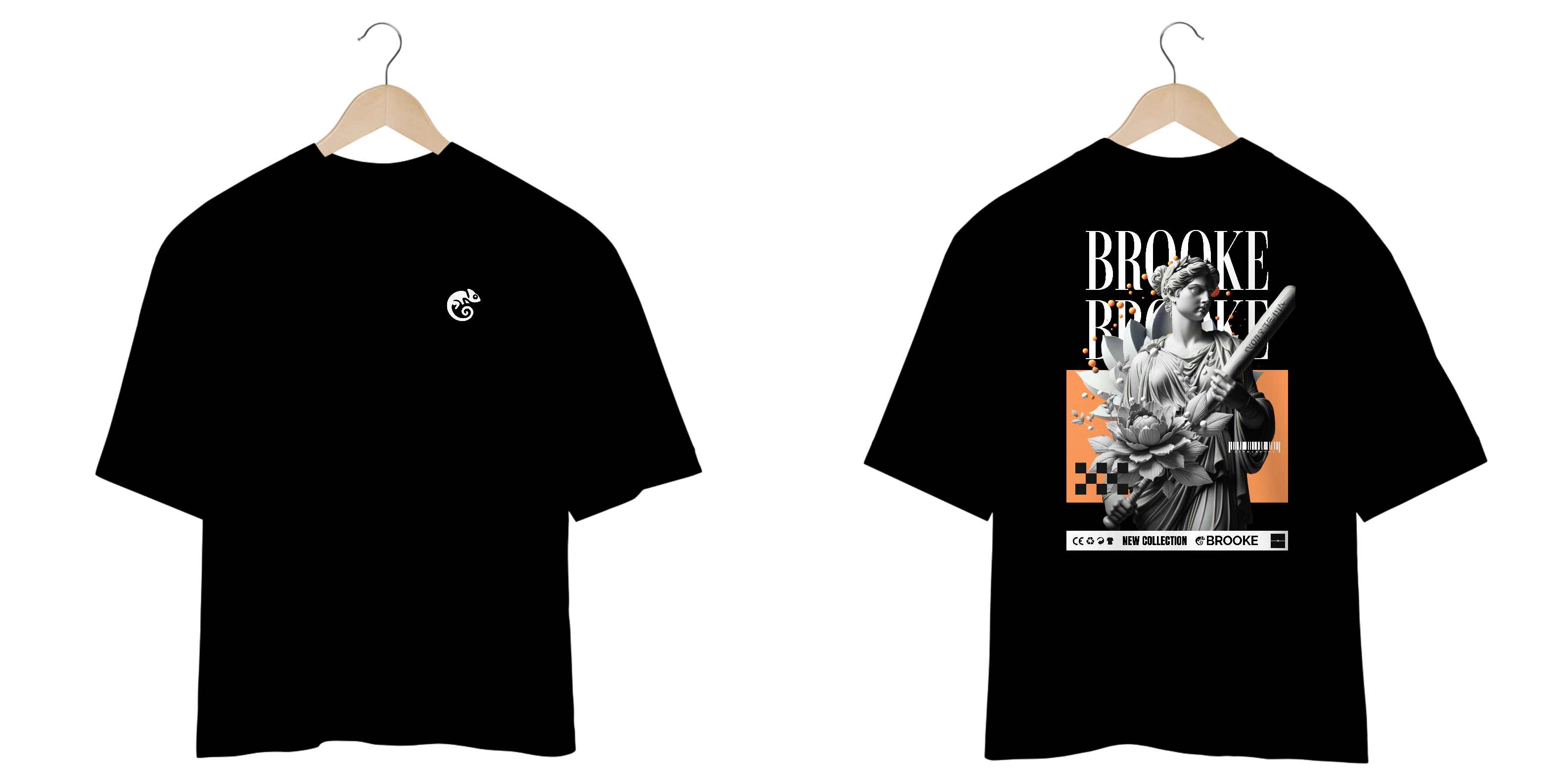 Camiseta Oversized Prime Brooke Sculptural Collection