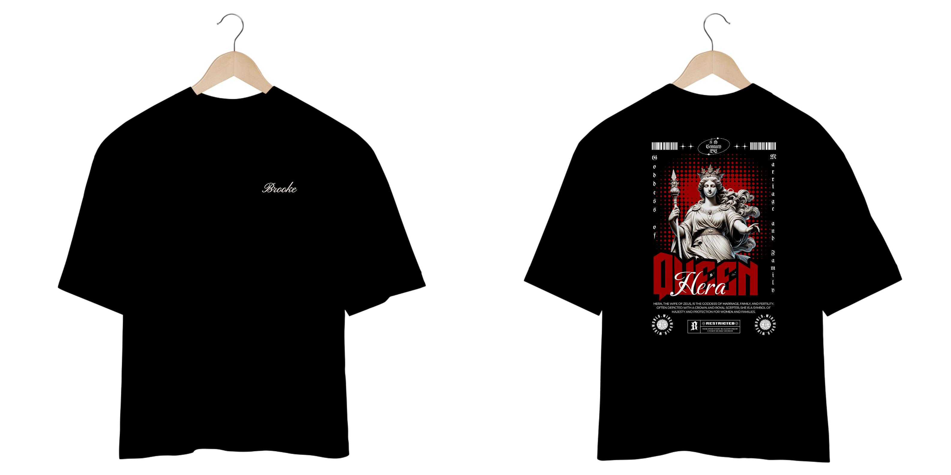Camiseta Oversized Brooke Gods Collection Hera
