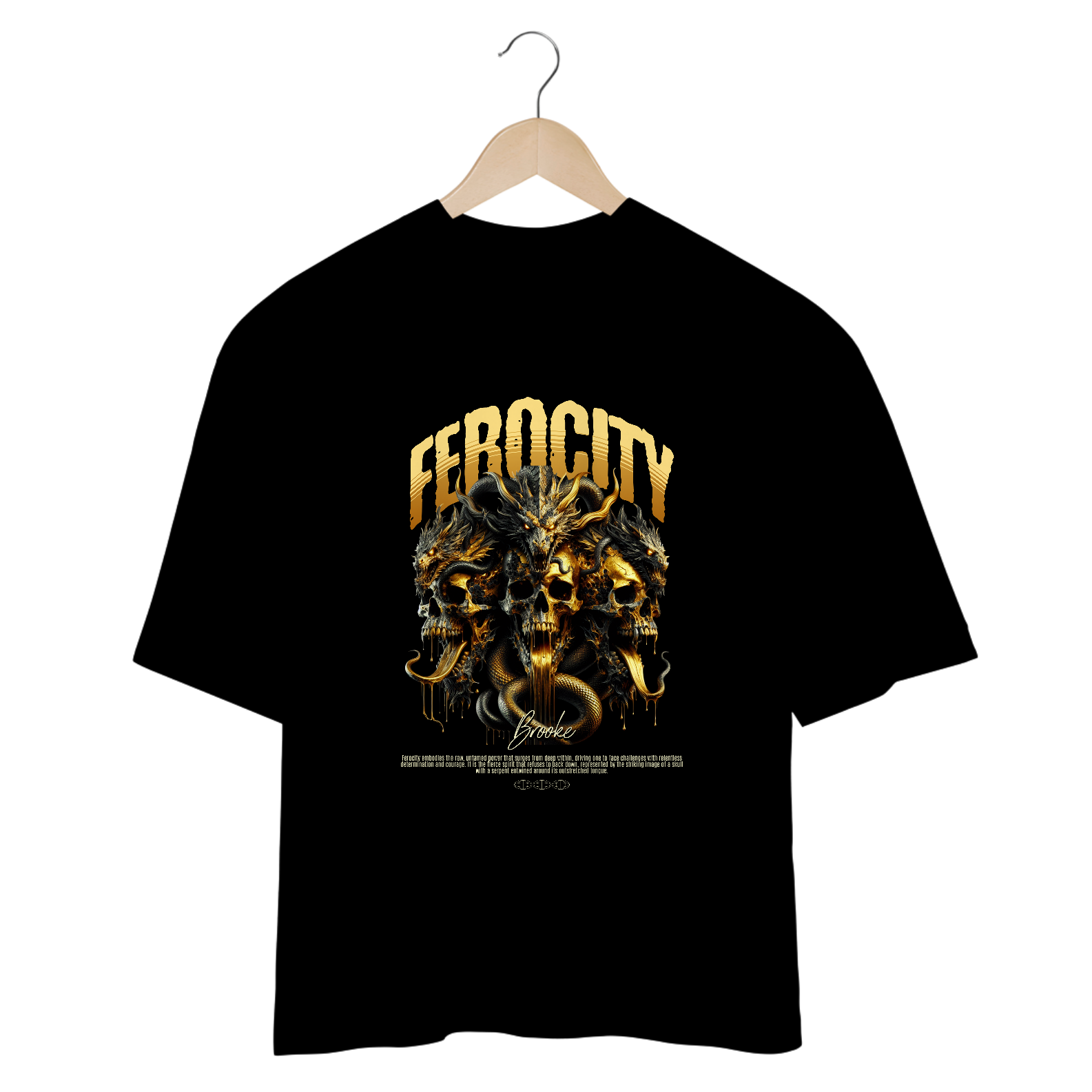 Camiseta Oversized Brooke Ferocity
