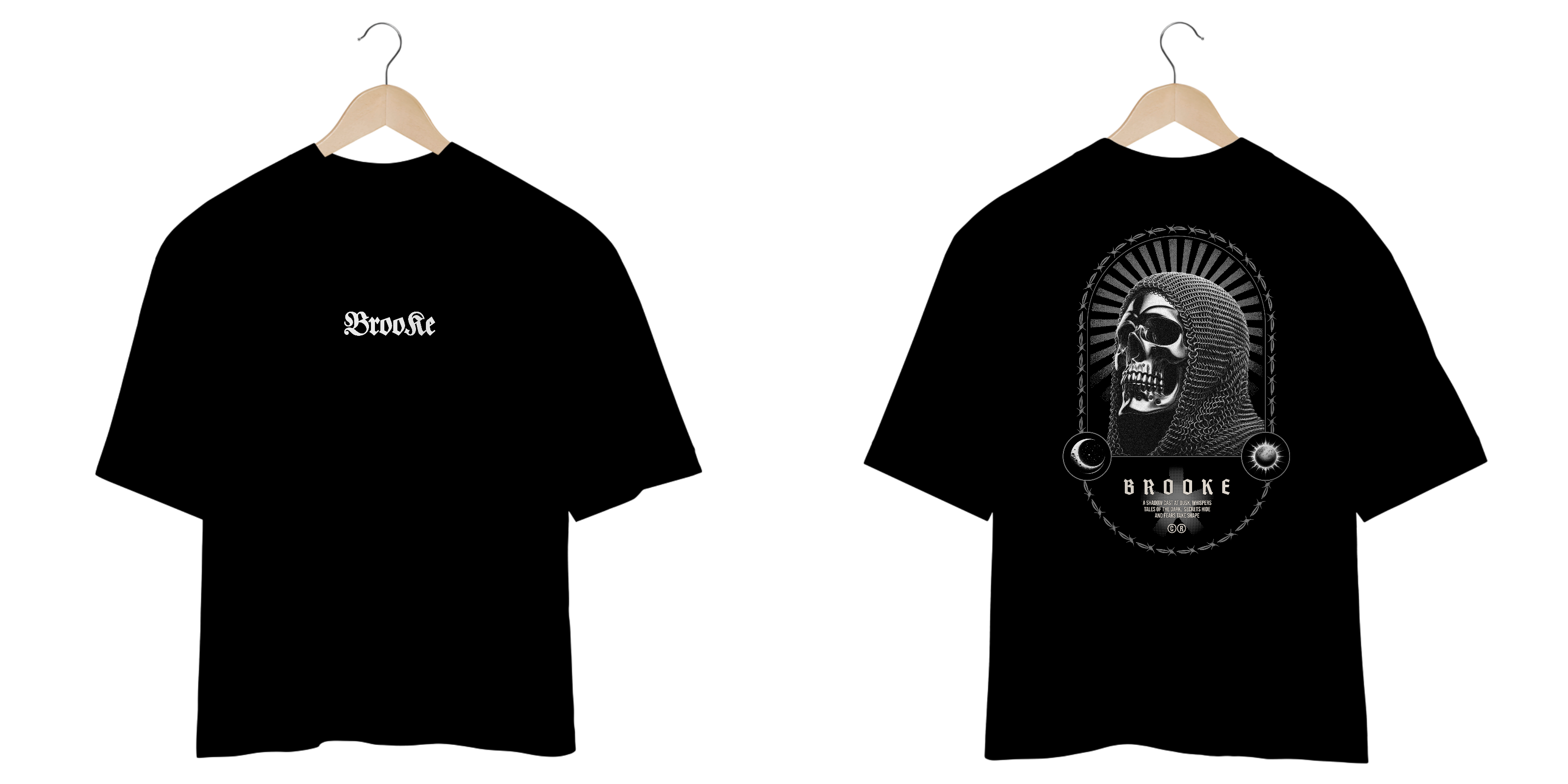 Camiseta Oversized Prime Brooke Skull