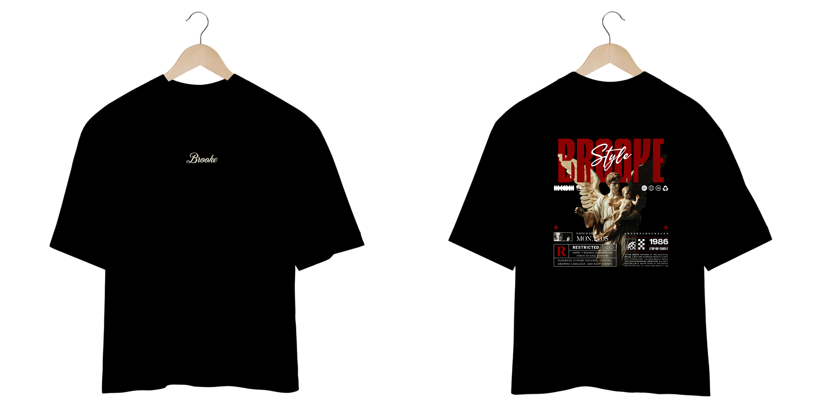 Camiseta Oversized Prime Brooke Sculptural Collection