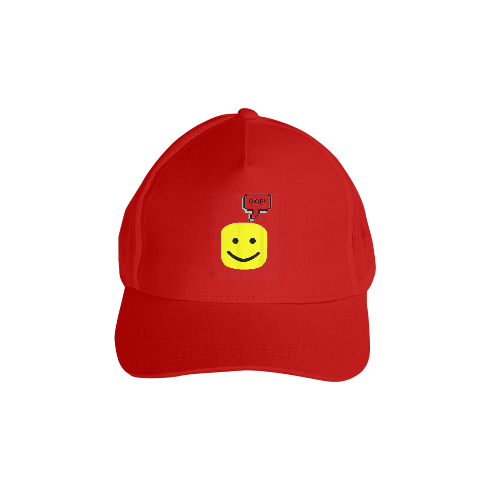 Boné Com Tela Noob Roblox