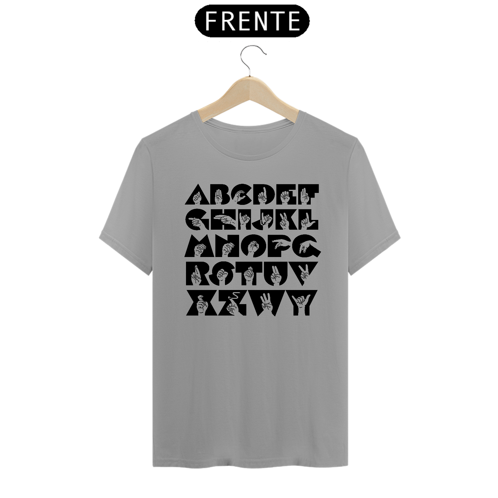 CAMISETA  ALFABETO  ASL