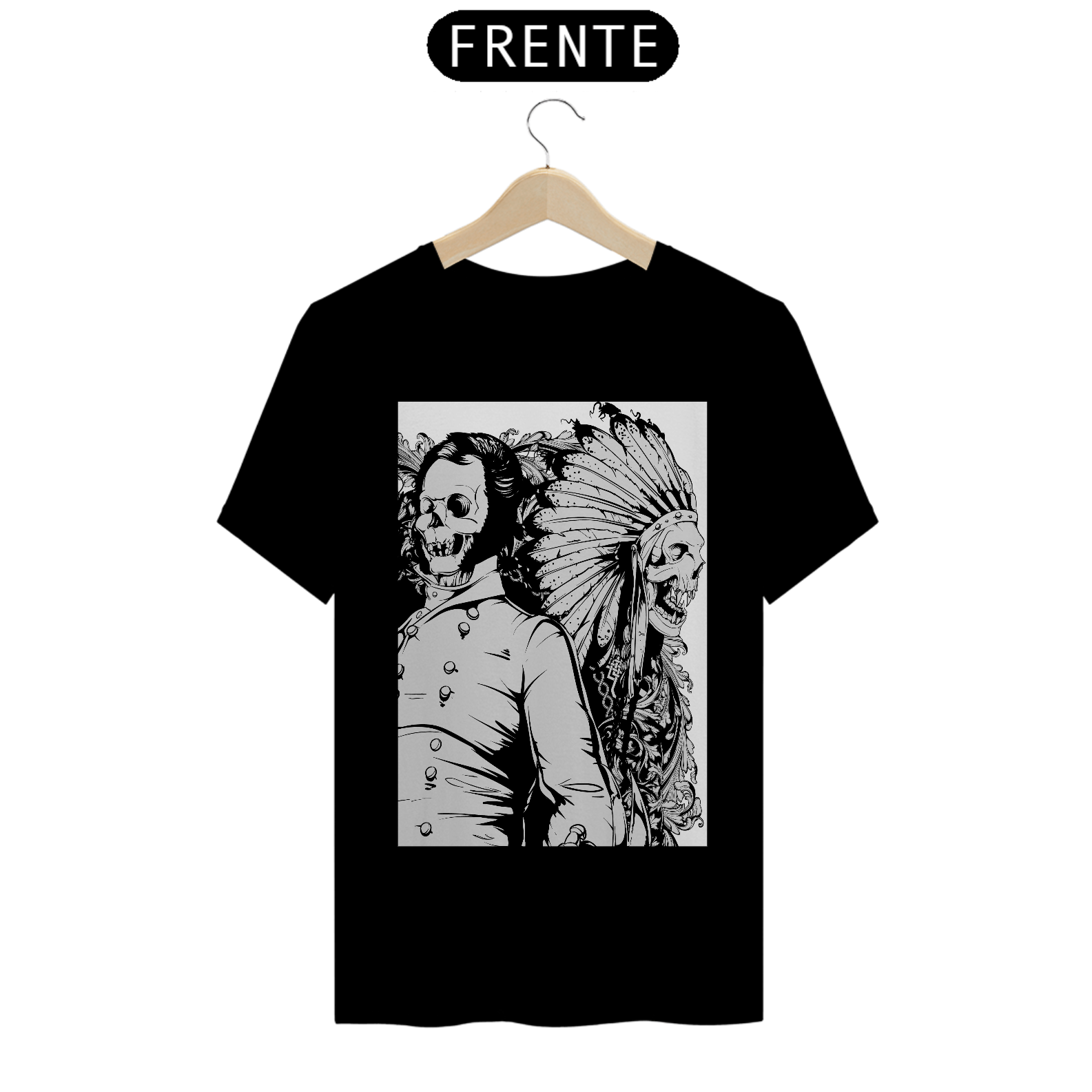 CAMISA: CAVEIRA INDÍGENA 