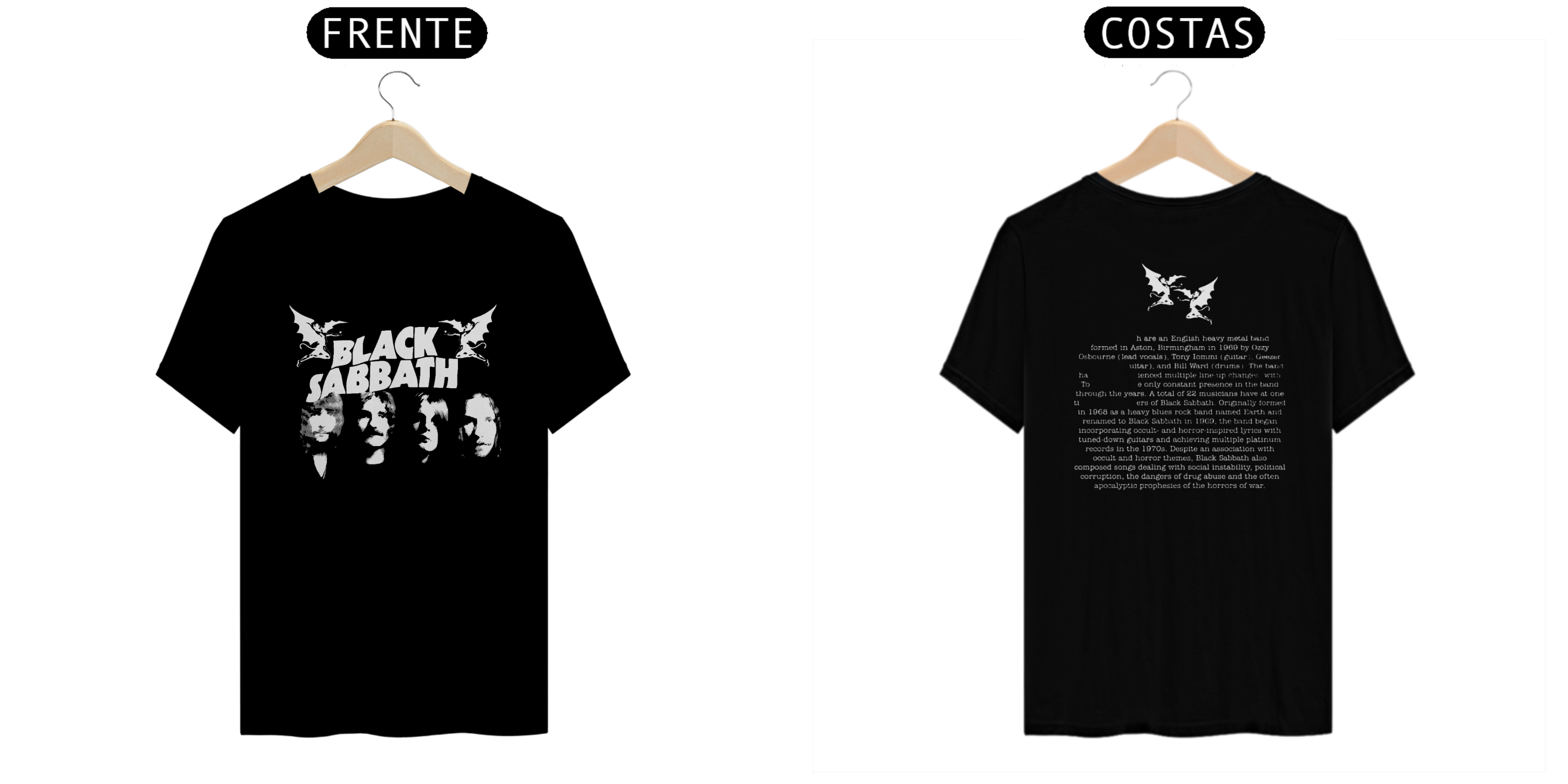 CAMISA: BLACK SABBATH