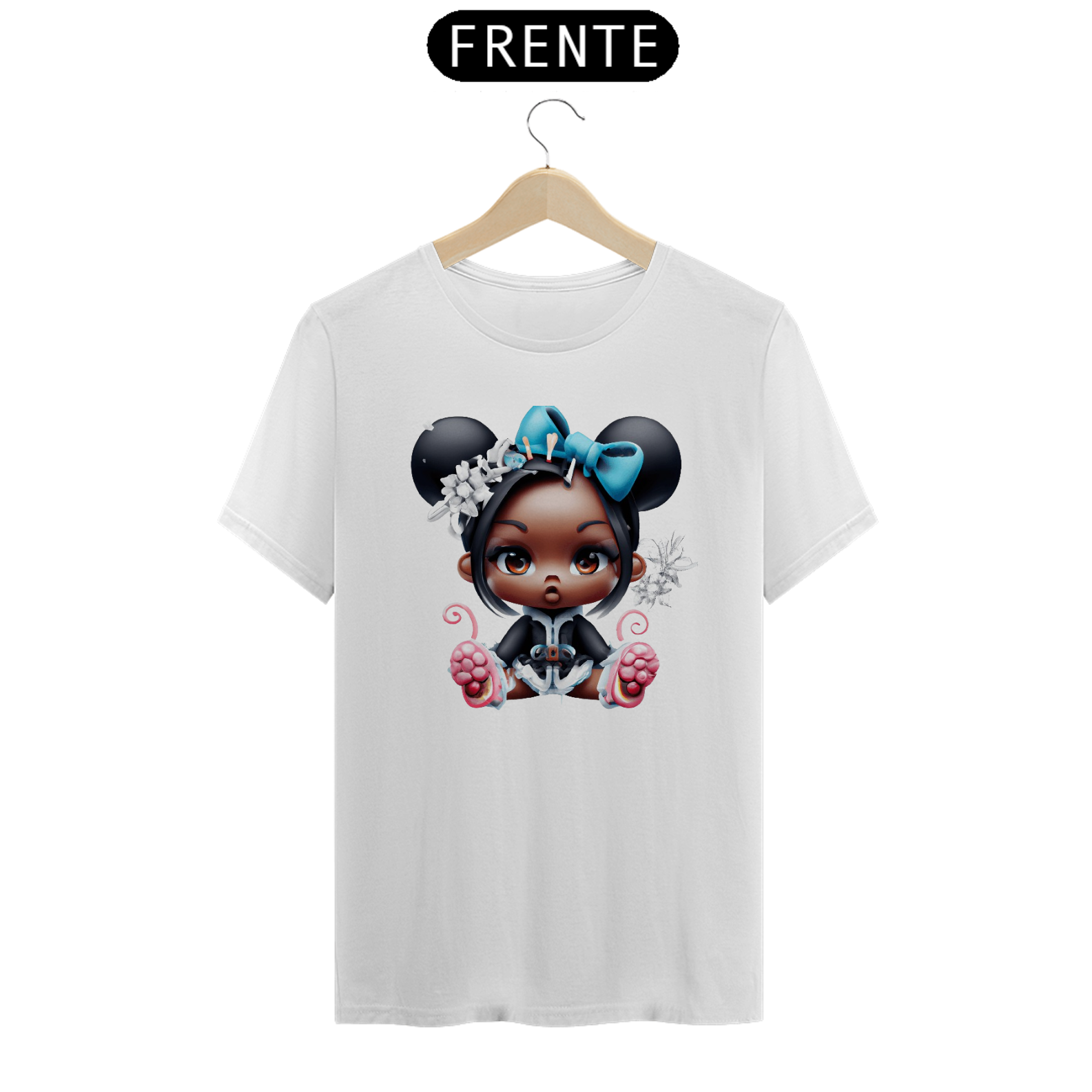 blusa menina do laço
