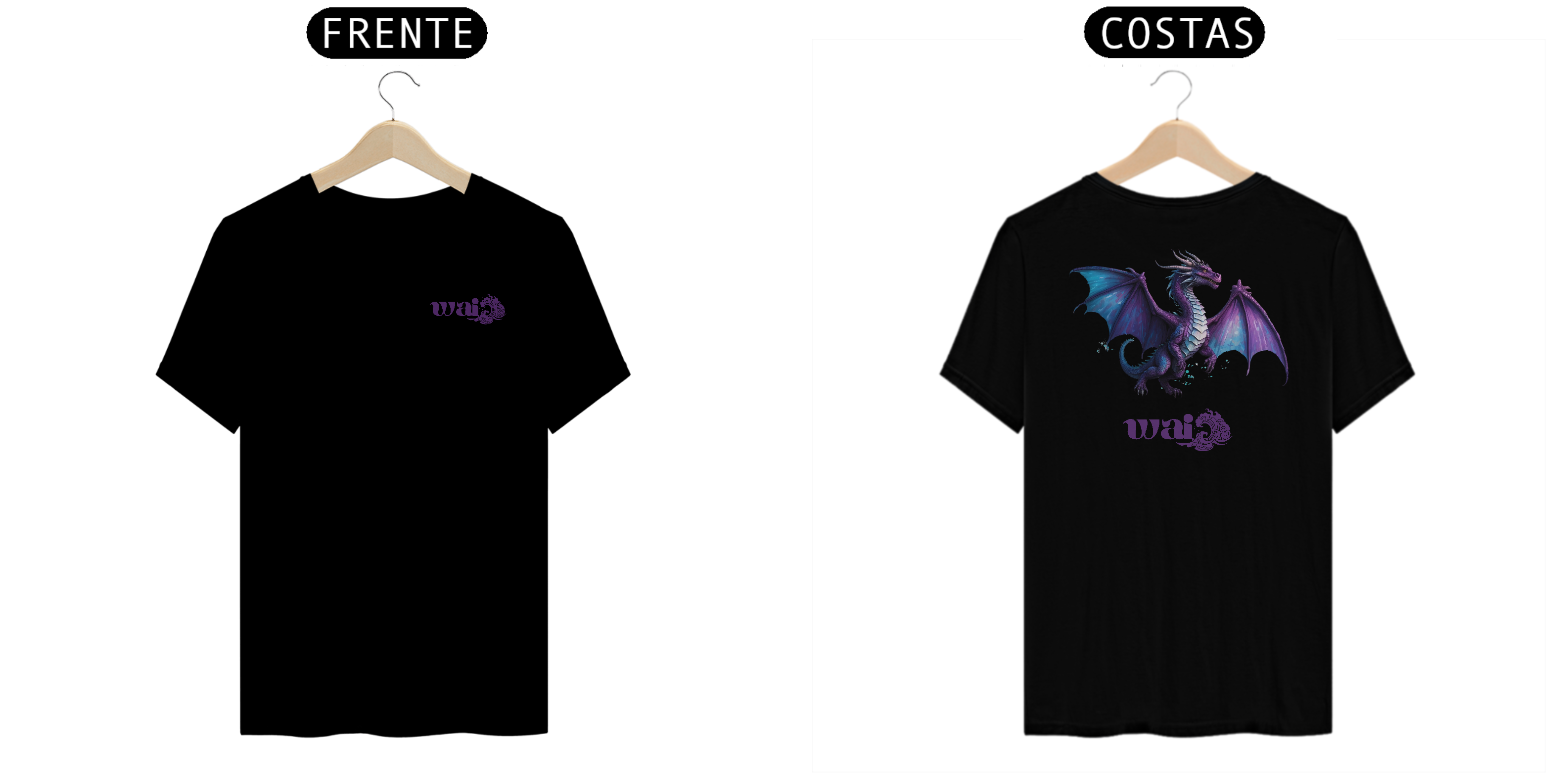 Camiseta Waio - Purple Dragon