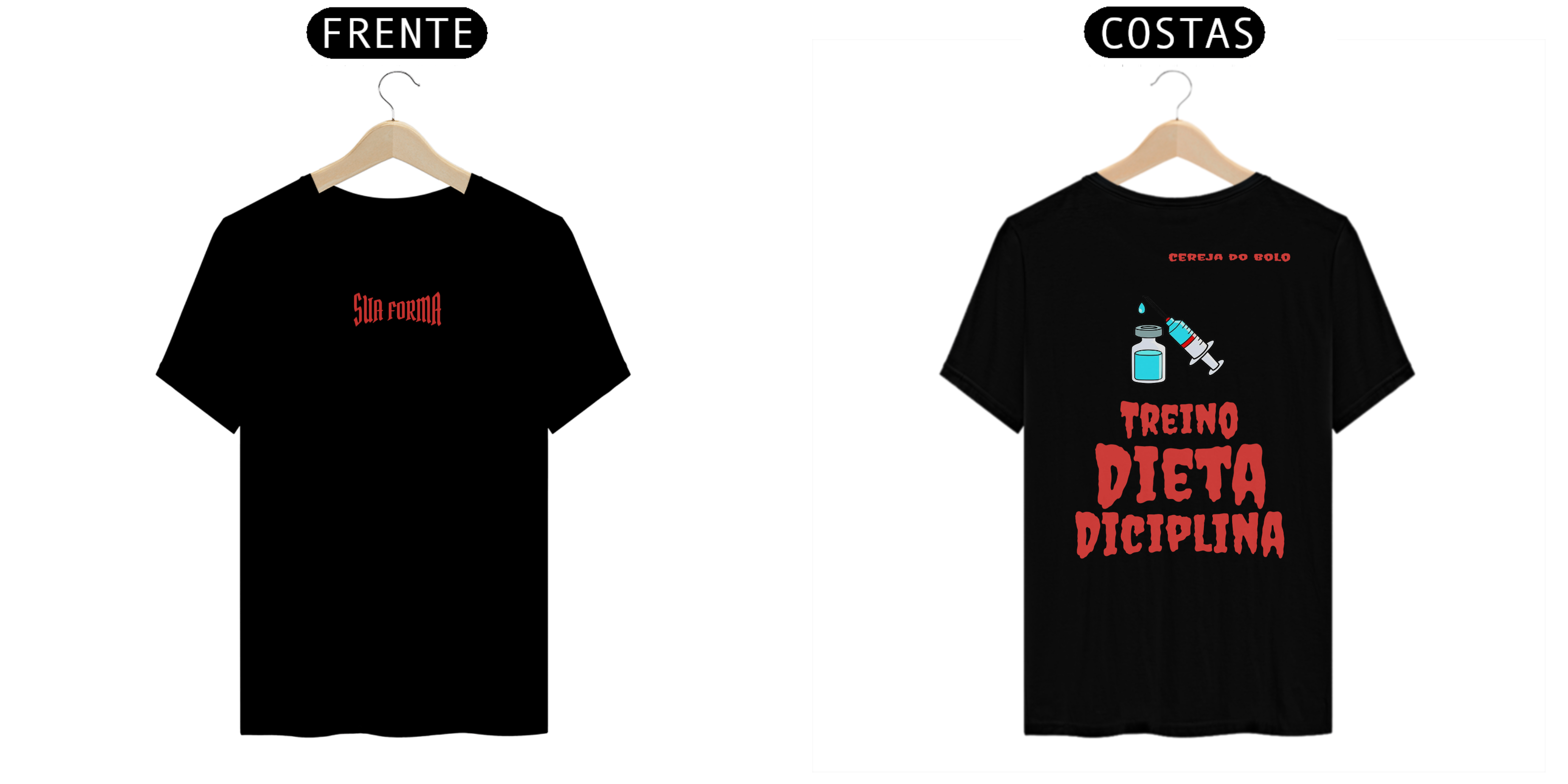 Camisa cereja do bolo