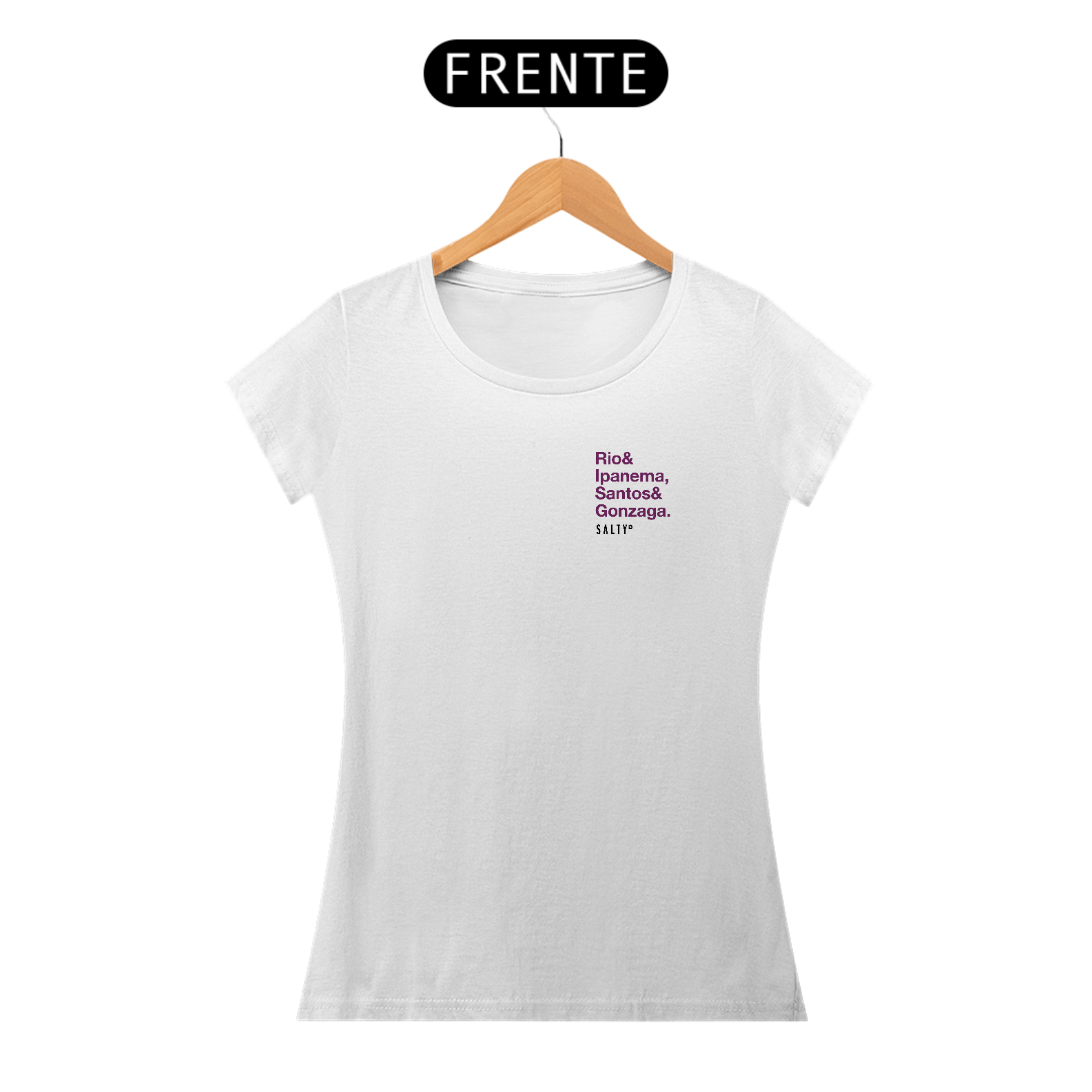 T-Shirt Fem. - Ipanema e Gonzaga