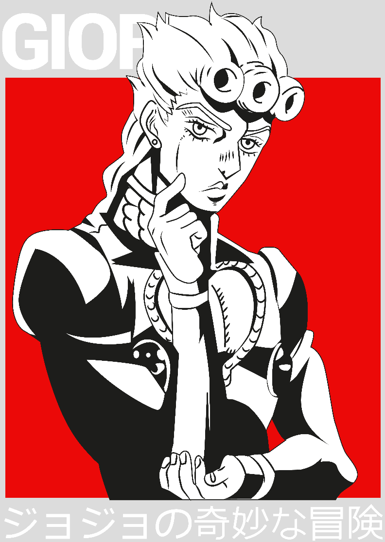 Poster JoJo's Bizarre Adventure Giorno Giovanna