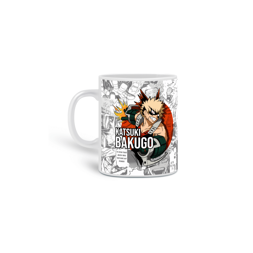 Caneca Katsuki Bakugo My Hero Academia
