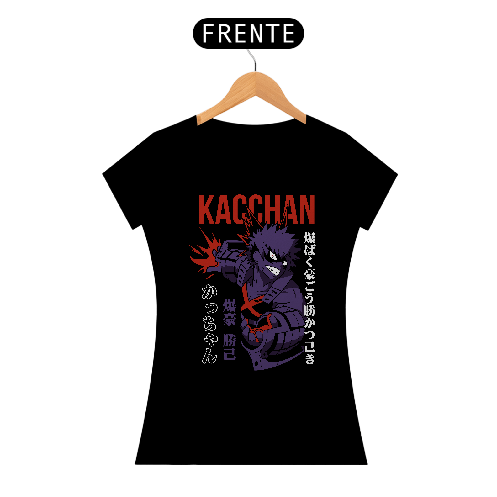 T-shirt Feminino My Hero Kacchan